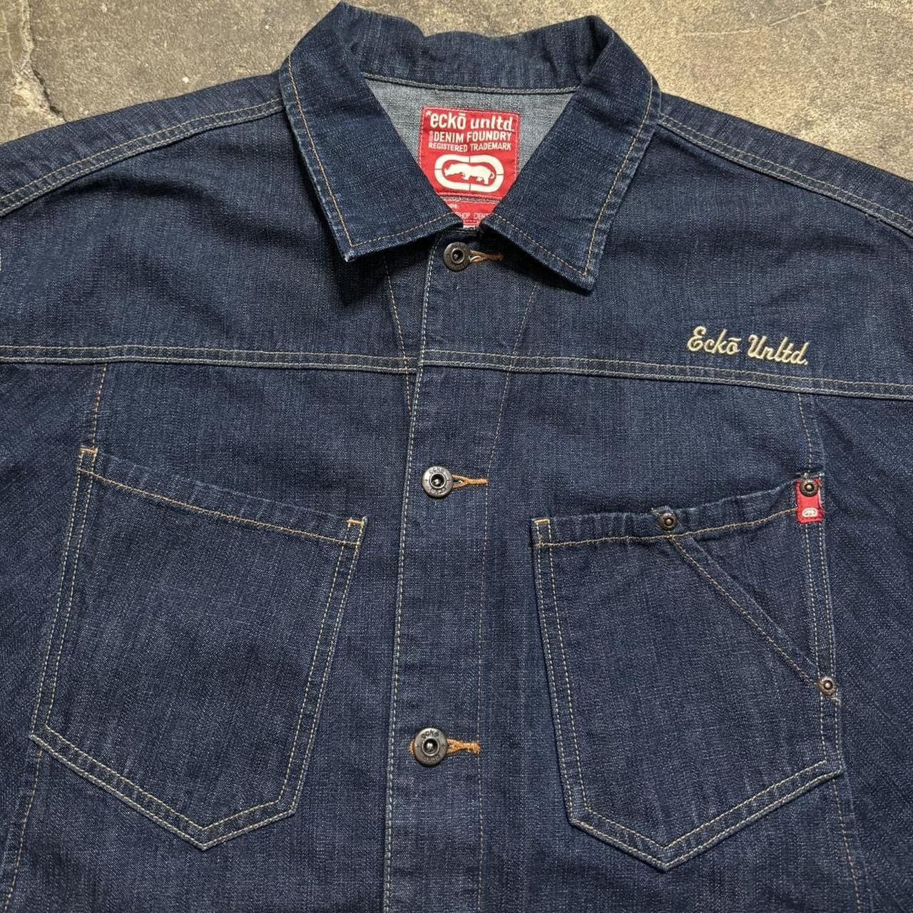 Ecko Unltd. × Vintage Vintage 90s Ecko Unltd Over Time Shop Jacket Size US XL / EU 56 / 4 - 5 Thumbnail