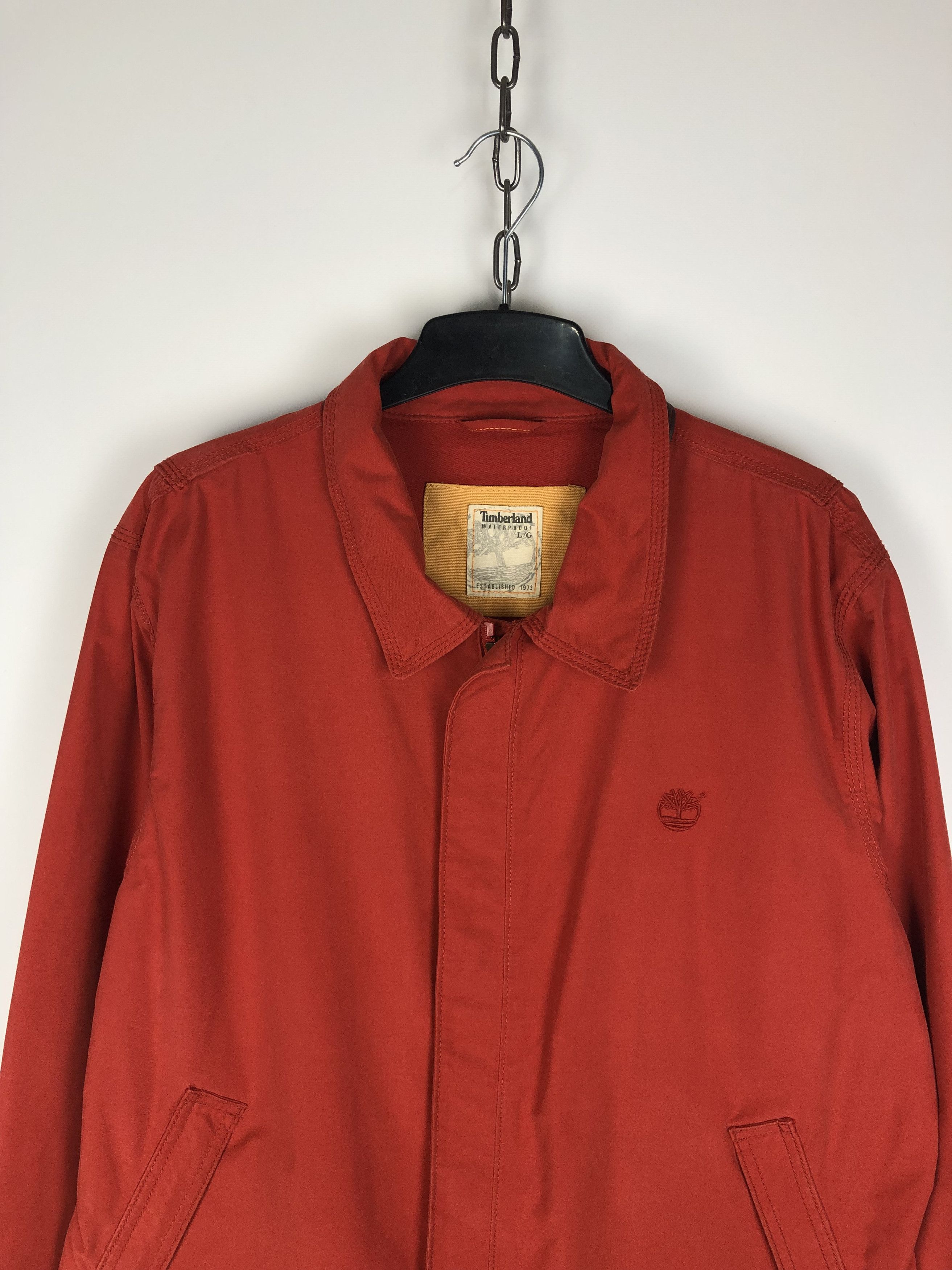 Timberland Timberland Bomber Jacket Zip Red size L Size US L / EU 52-54 / 3 - 2 Thumbnail