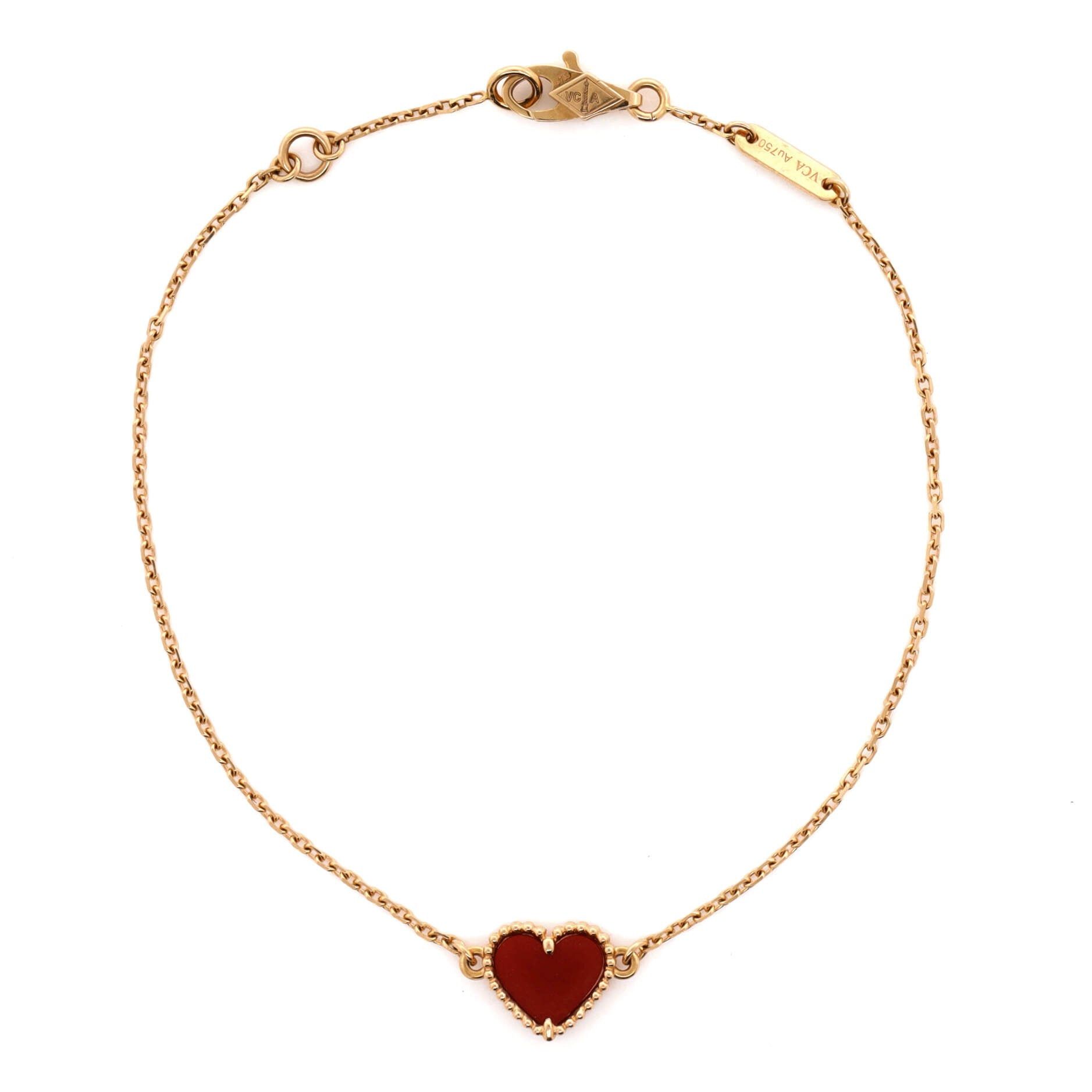 Van Cleef & Arpels Sweet Alhambra Heart Bracelet Size ONE SIZE - 1 Thumbnail