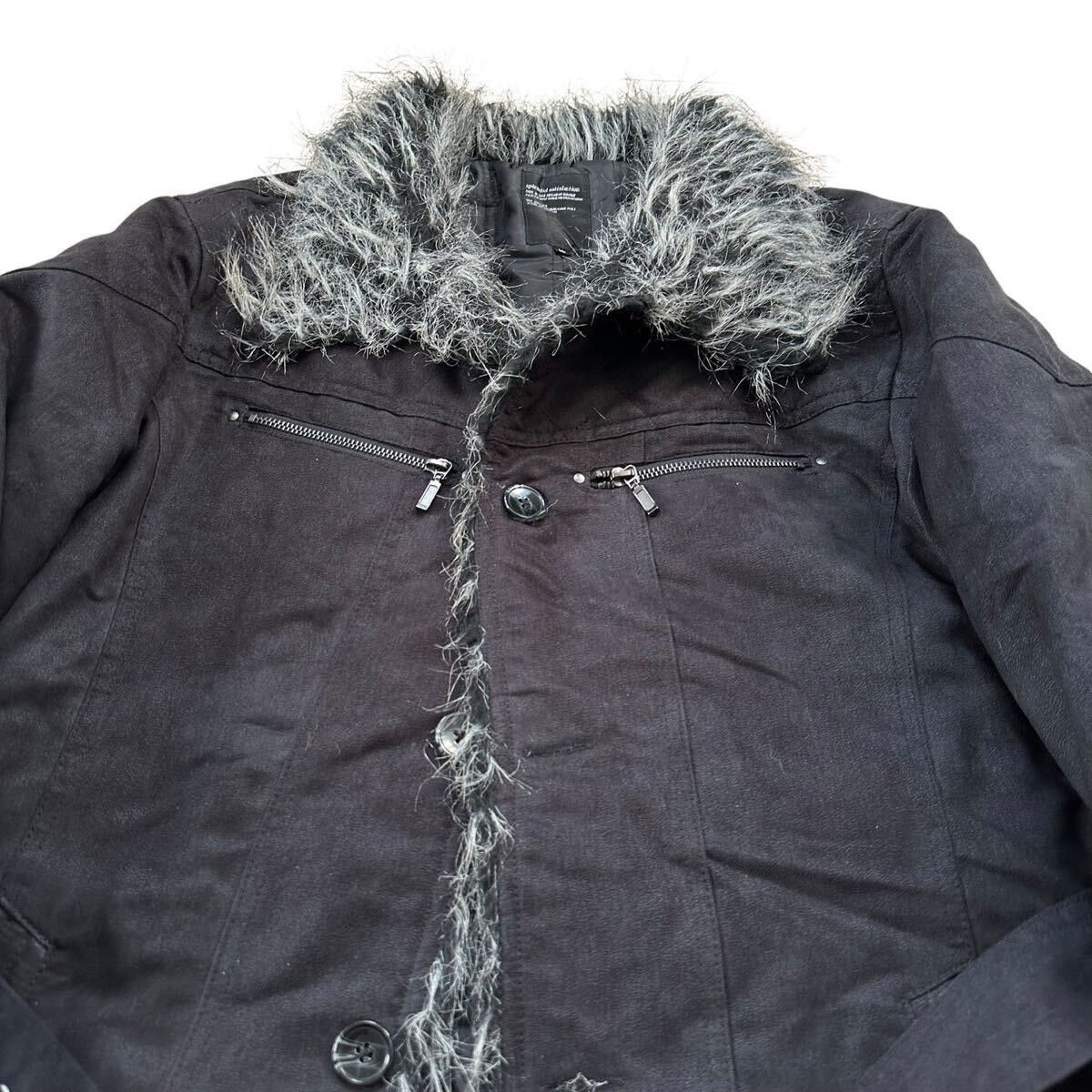 00s Japanese Label fur mouton jacket