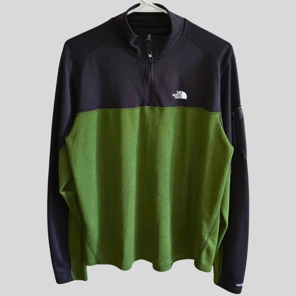 The North Face The North Face Flight Series Men's M Green Gray 1/2 Zip Pull Size US M / EU 48-50 / 2 - 1 Thumbnail