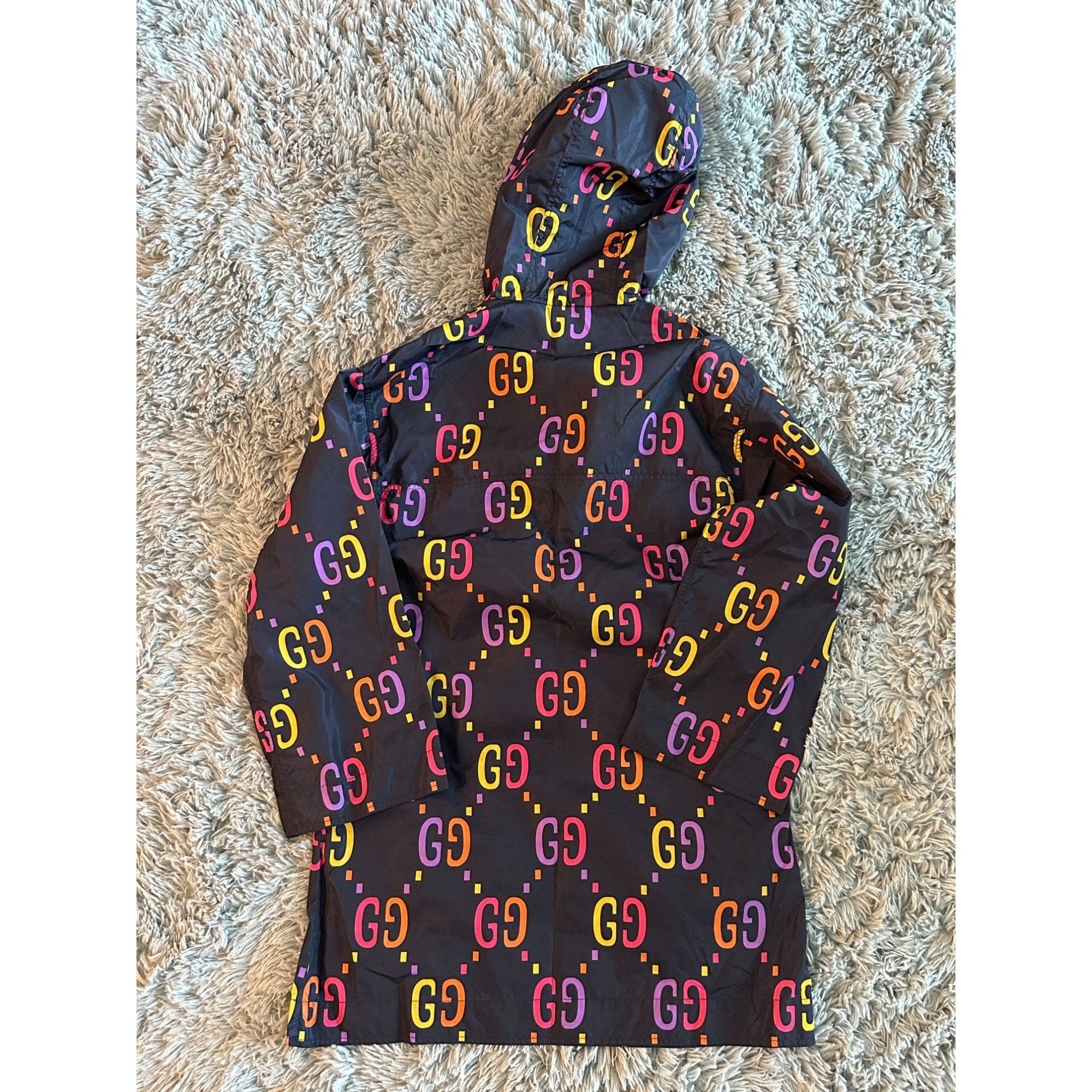 Gucci GUCCI Jumbo GG Squared Printed Anorak Jacket Size XS / US 0-2 / IT 36-38 - 2 Thumbnail
