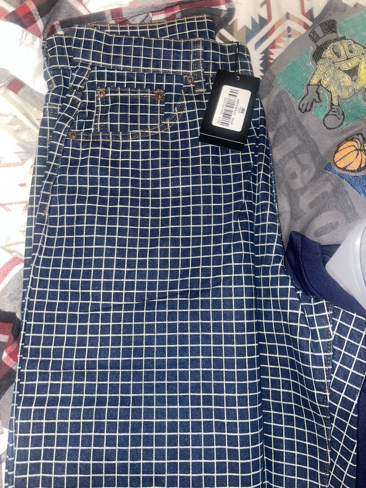 The GV Gallery The Gv Gallery Checkered Denim Size US 32 / EU 48 - 3 Thumbnail