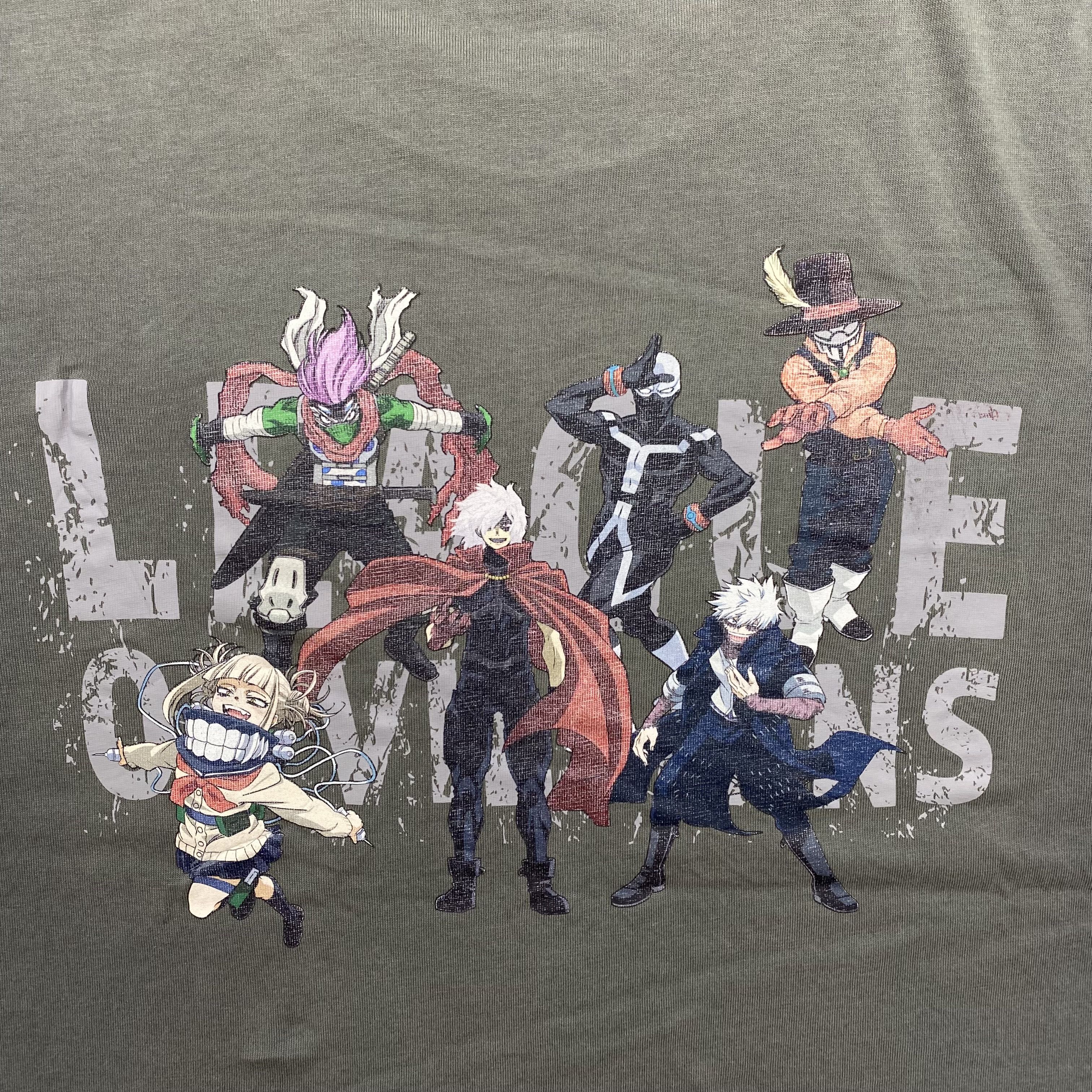 Anime anime uniqlo League of villains sun faded Tshirt-M095 Size US XL / EU 56 / 4 - 4 Thumbnail