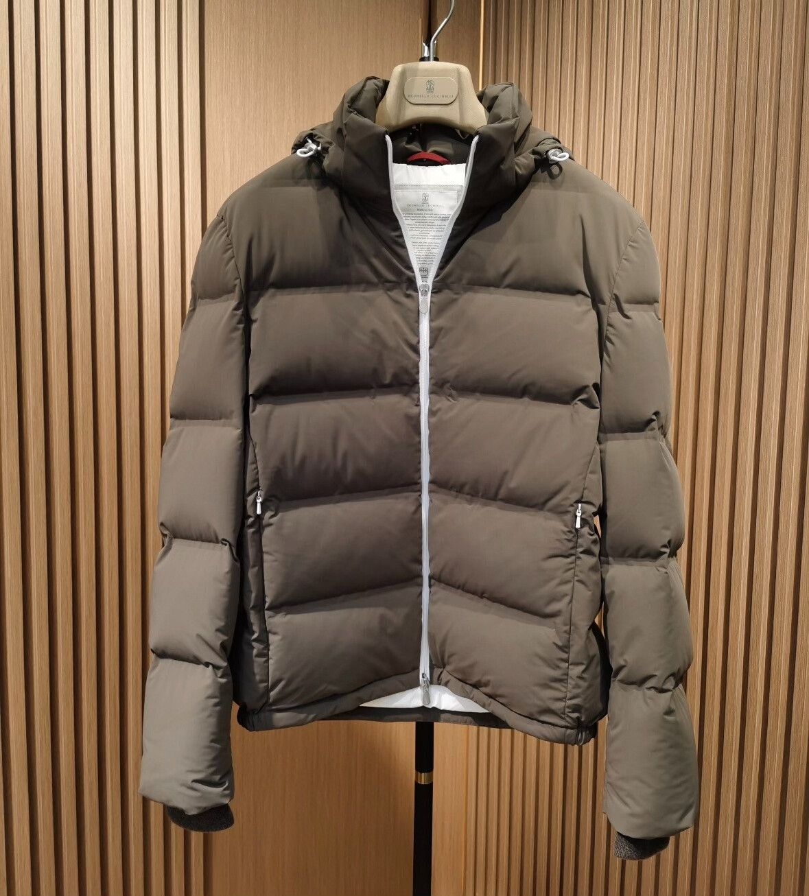 Brunello Cucinelli Brunello Cucinelli Men's Down Jacket Size US M / EU 48-50 / 2 - 1 Thumbnail