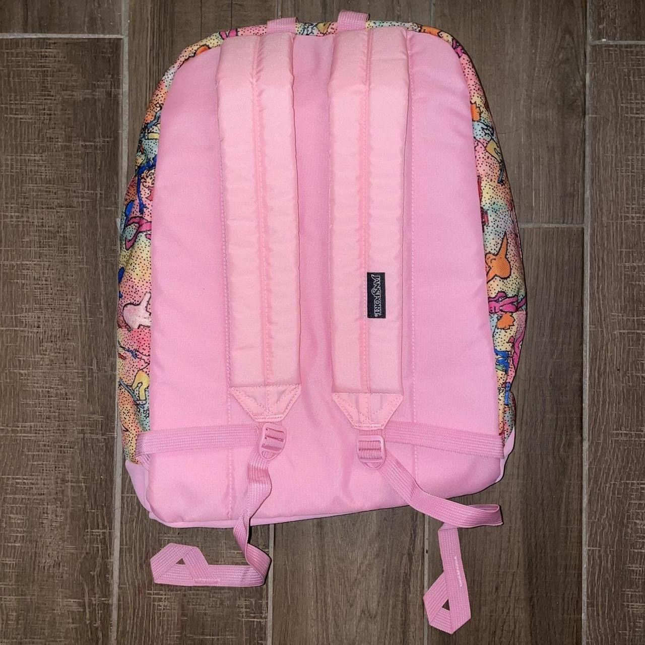 Jansport × Krooked Rare Mark Gonzales x Jansport Pink Backpack Krooked Skate Size ONE SIZE - 3 Thumbnail