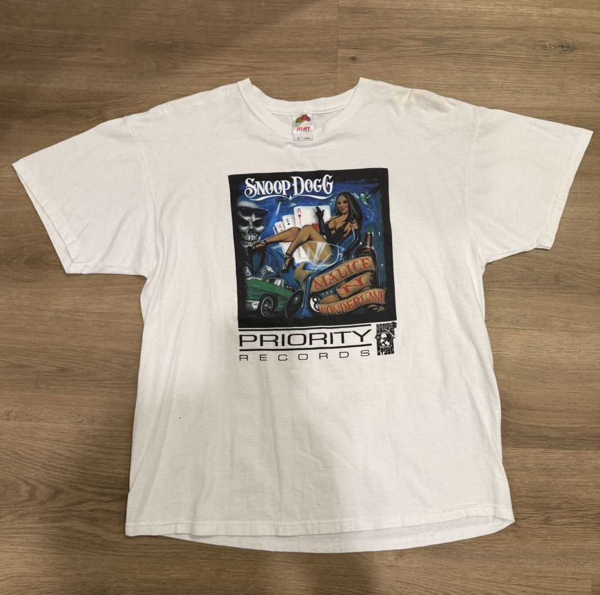 Fruit Of The Loom Snoop Dogg Malice In Wonderland T Shirt Size XL Size US XL / EU 56 / 4 - 5 Thumbnail