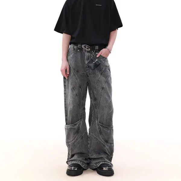 Japanese Brand VIBE High Street Deconstructed Design Jeans Size US 32 / EU 48 - 6 Thumbnail