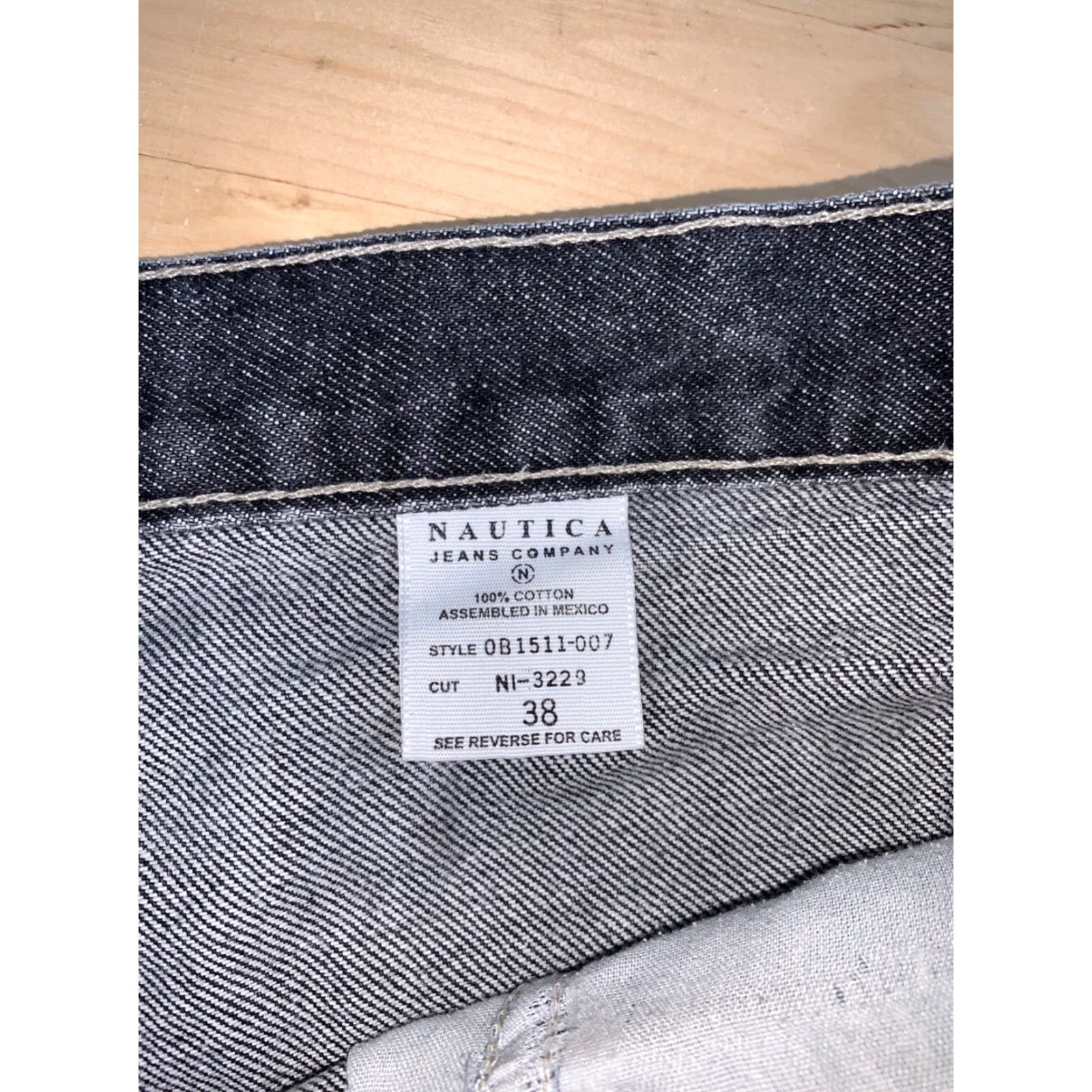 Nautica Nautica Denim Jorts 38 Black Baggy Carpenter Y2K Men Casual Jeans Short Size US 38 / EU 54 - 3 Thumbnail