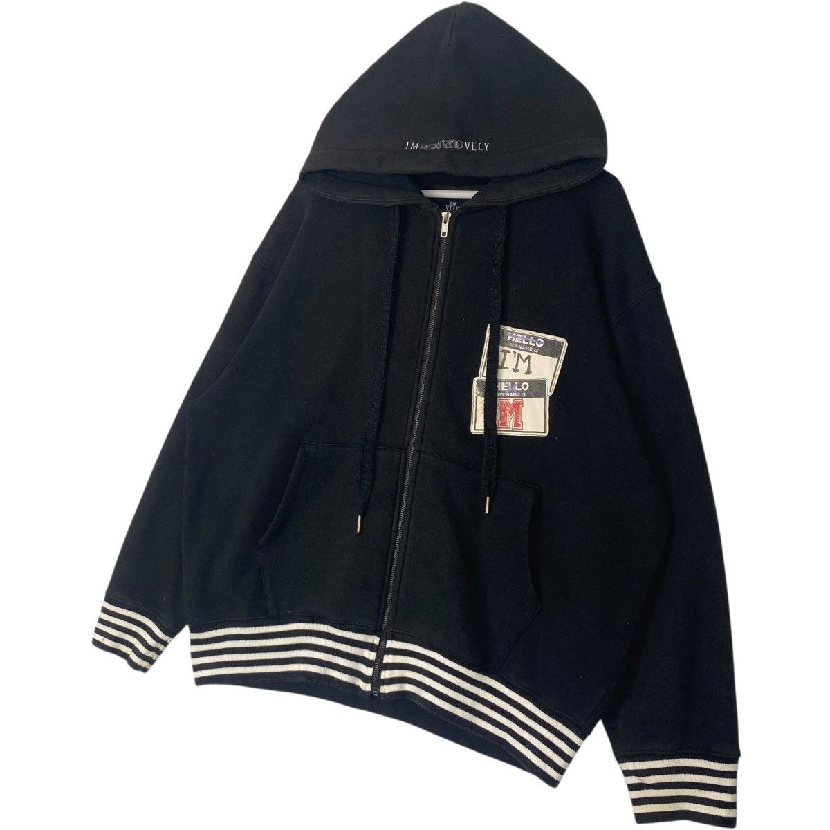 Vintage Vintage MSKN2ND Seoul Hoodie Full Zip Sweater Black Size XL Size US XL / EU 56 / 4 - 2 Thumbnail