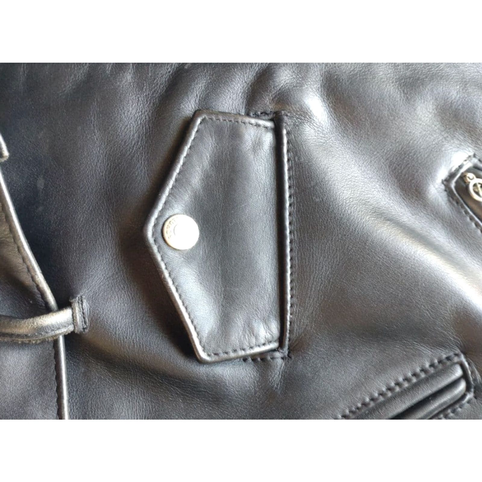 Schott SCHOTT 618 Riders Jacket Leather Jacket 90s Size 36 Black Mens Moto Jacket Regular Leather Size US XXS / EU 40 - 7 Thumbnail