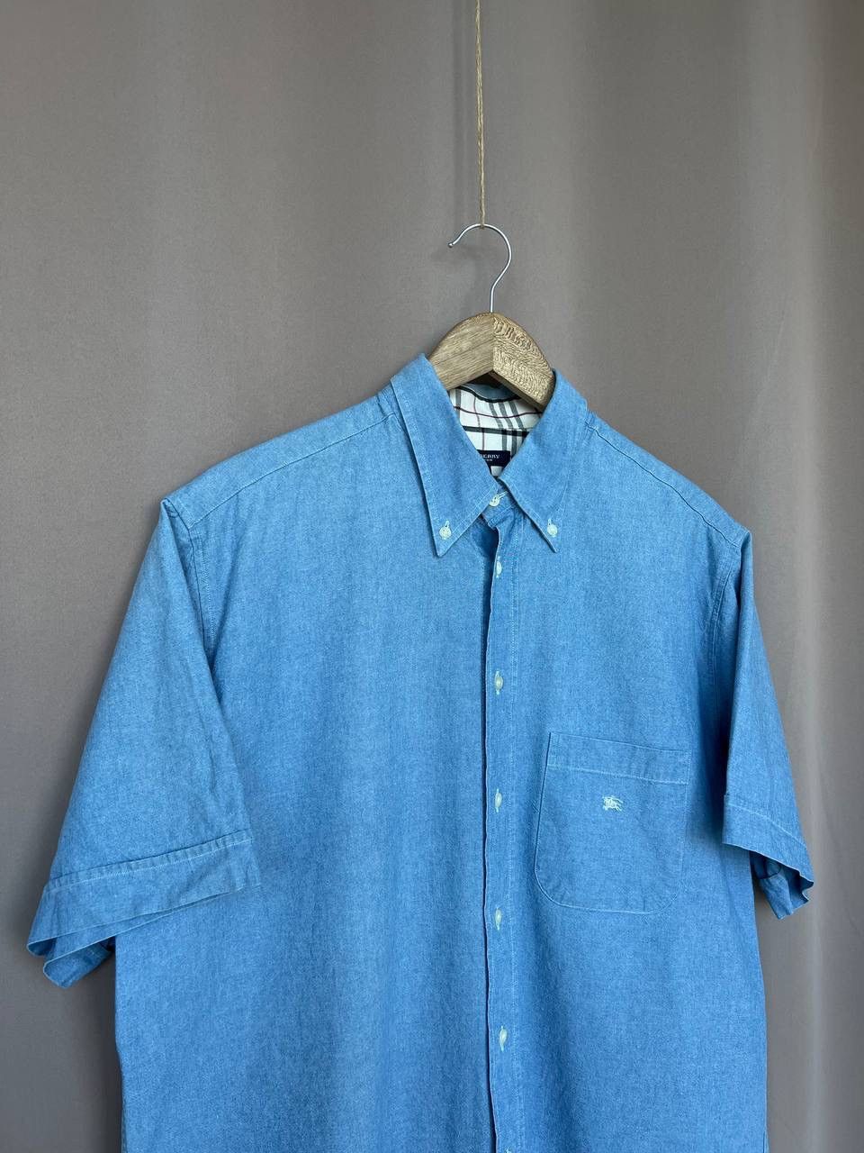 Burberry Burberry London Denim Button Shirt Mens Size 41 or L Size US L / EU 52-54 / 3 - 3 Thumbnail