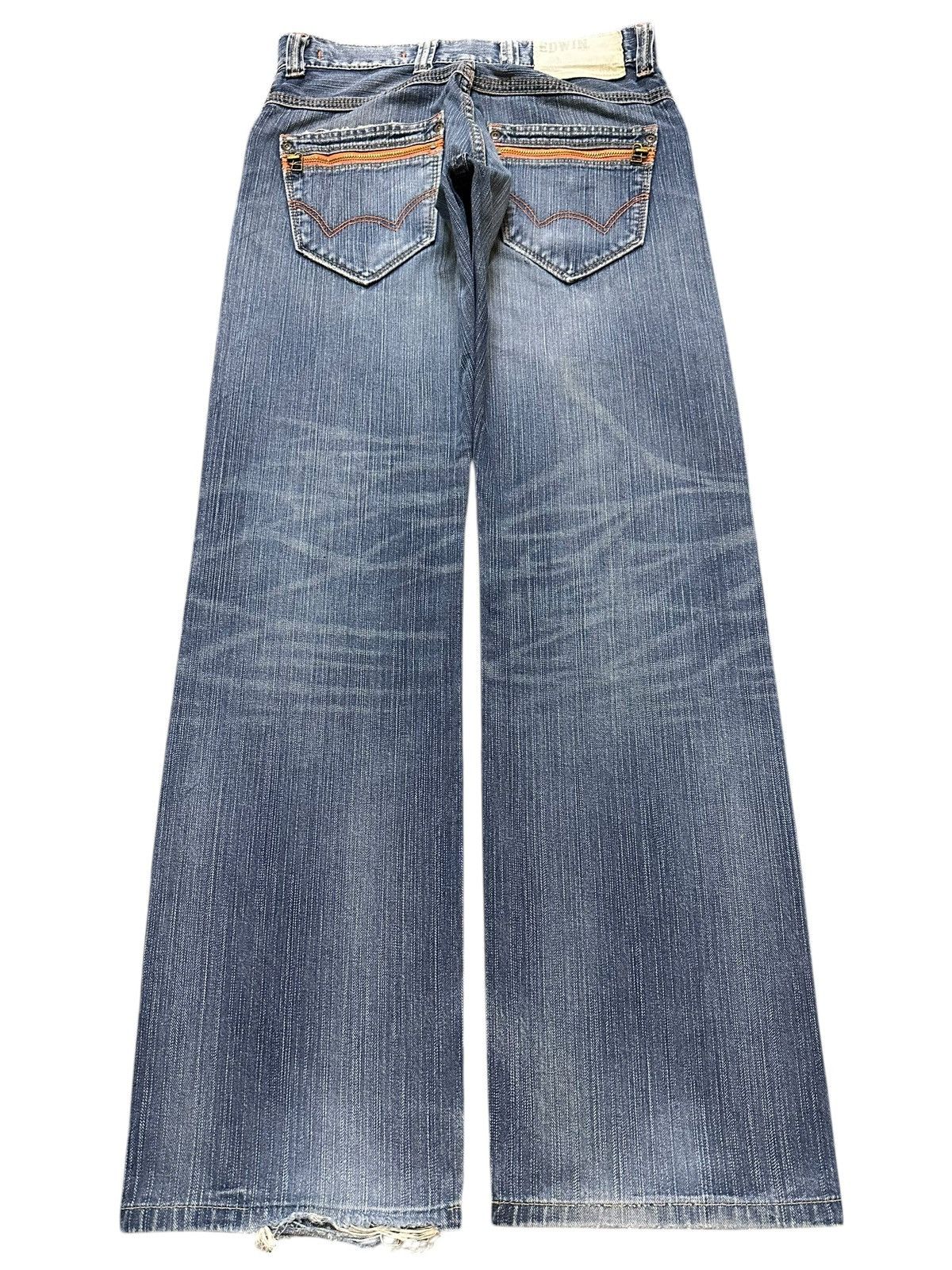 Edwin Edwin XV Exclusive Vintage Blue Faded Wash Style Loose Fits Size US 30 / EU 46 - 2 Thumbnail