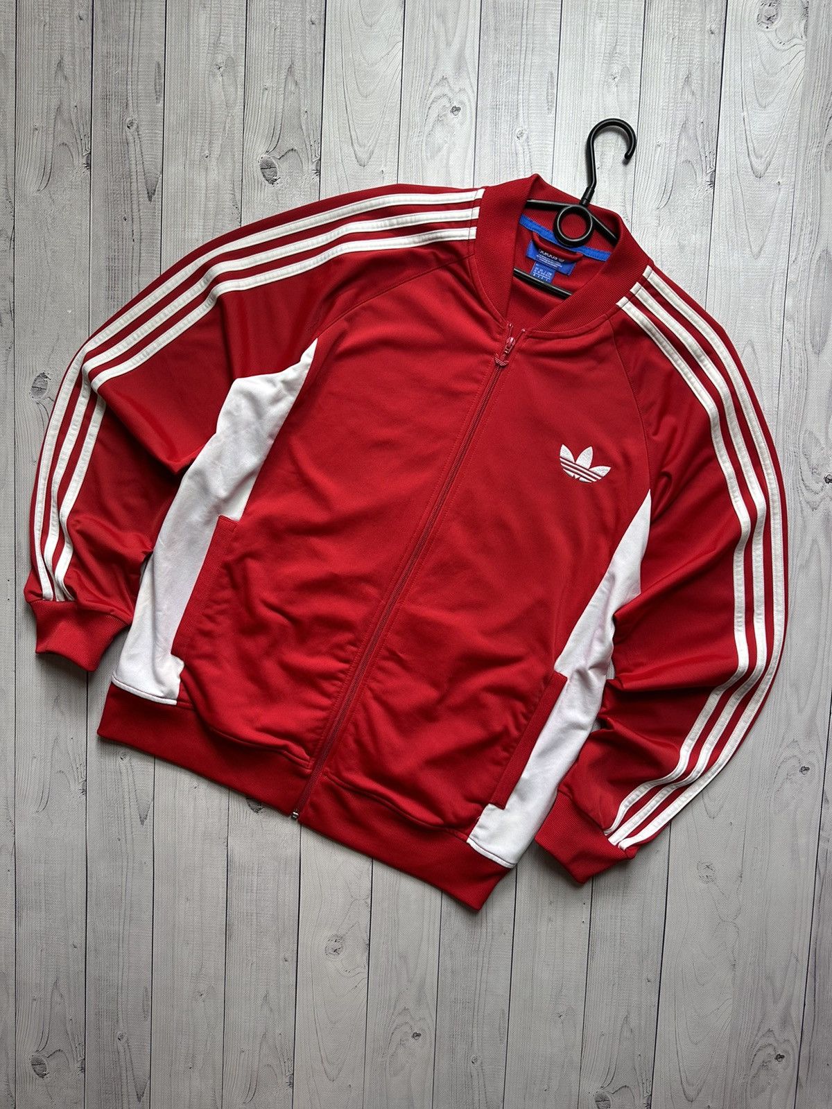 Adidas Streetwear Vintage Vintage adidas originals red logo track jacket size L Grailed