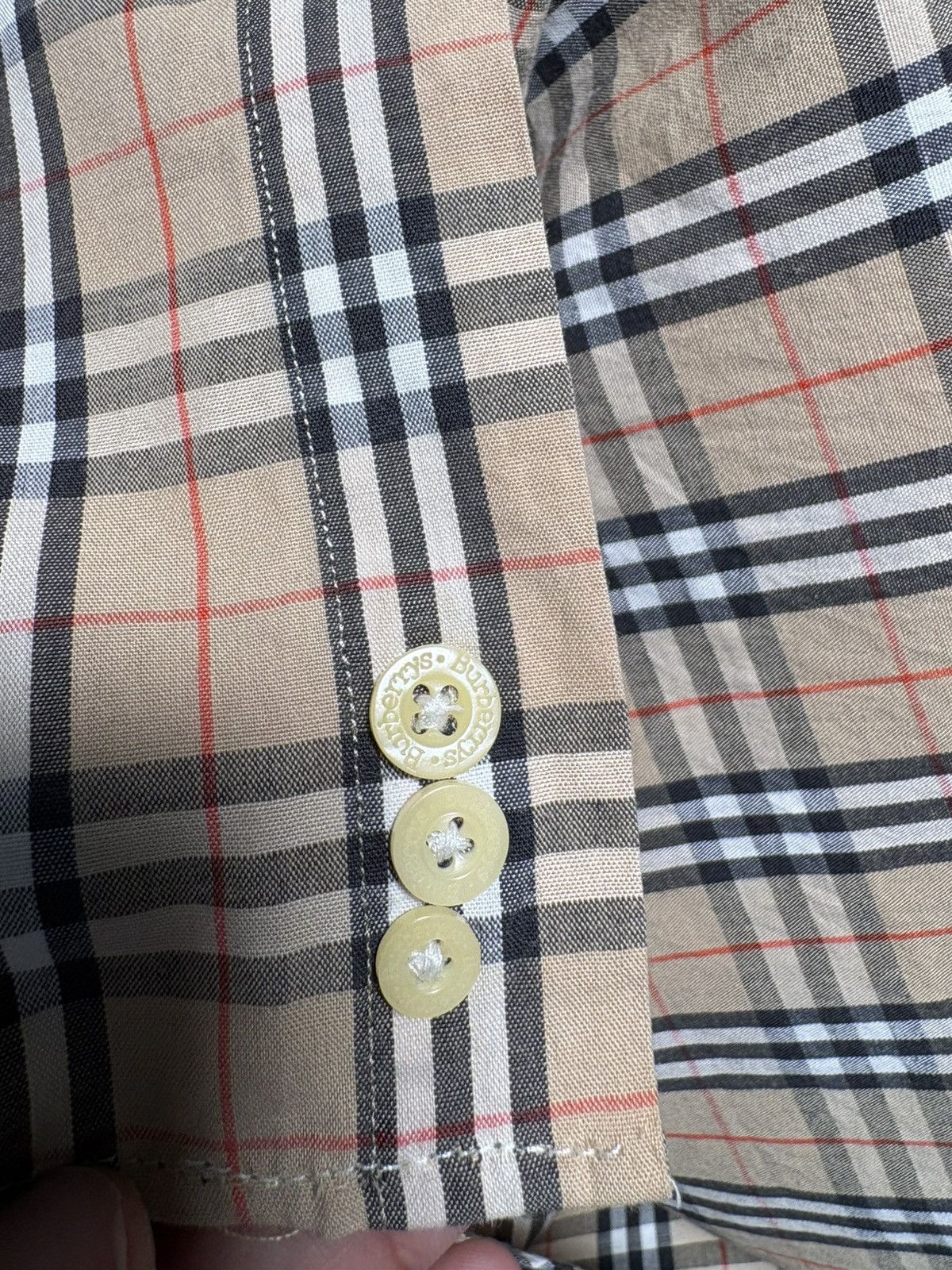 Burberry Vintage Burberrys Nova Check Shirt Size L 41 Archive 90s Size US XS / EU 42 / 0 - 9 Thumbnail