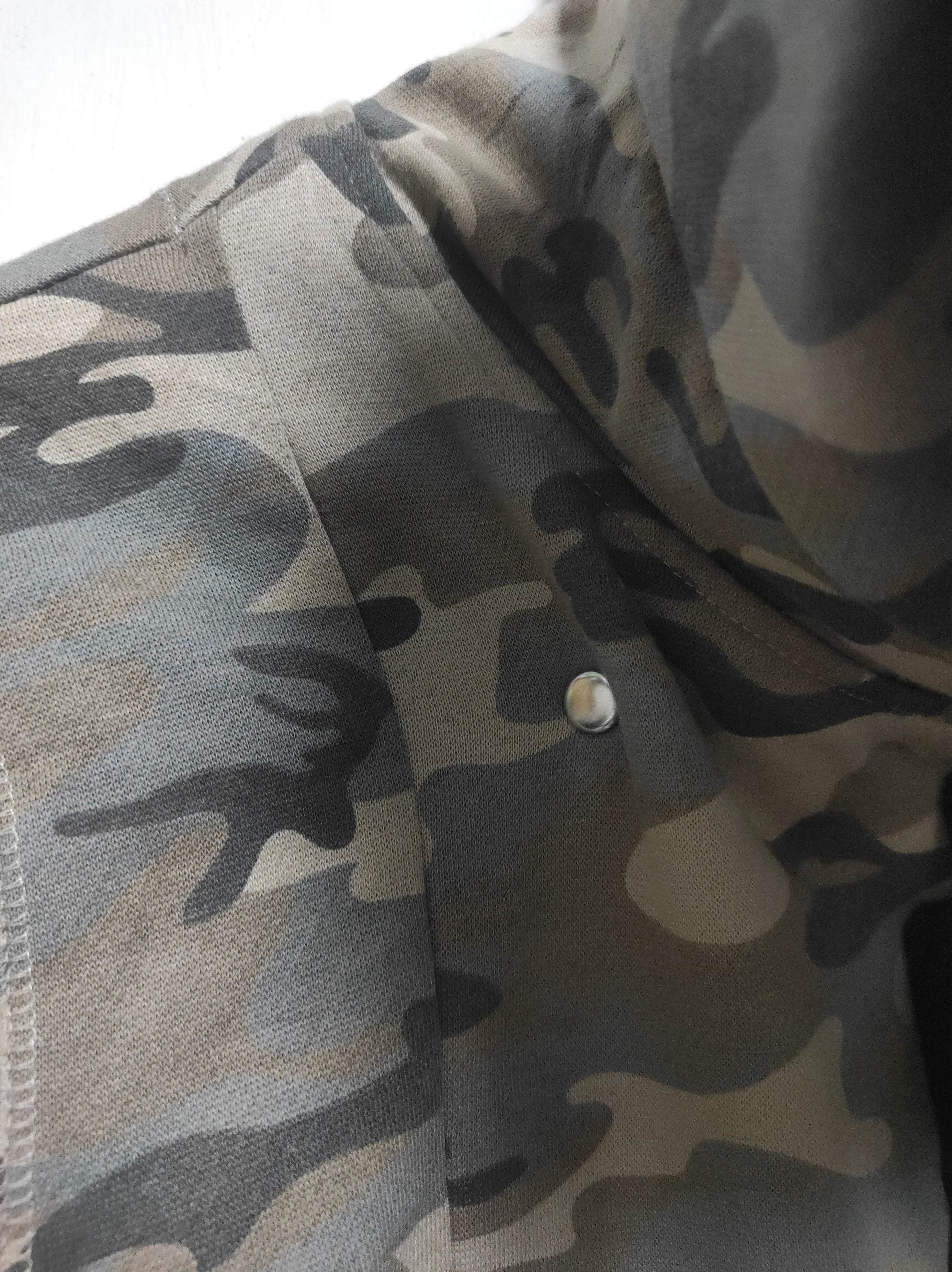 If Six Was Nine N, Camo Asymetrical Fur Zipper Hoodie Size US L / EU 52-54 / 3 - 8 Thumbnail