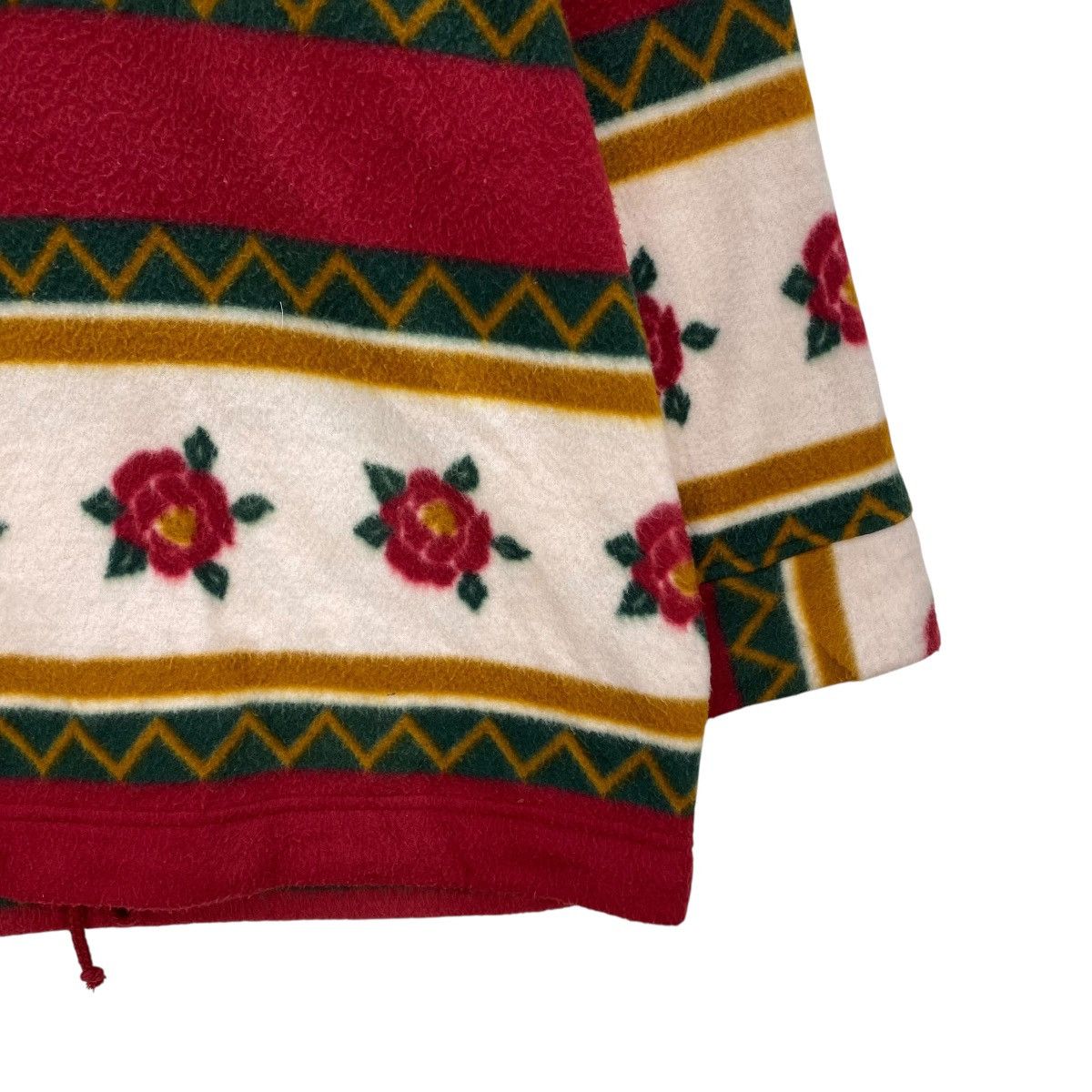 Otto 🔥 Vintage OTTO Sumisho floral design half-zipper fleece Size US M / EU 48-50 / 2 - 5 Thumbnail