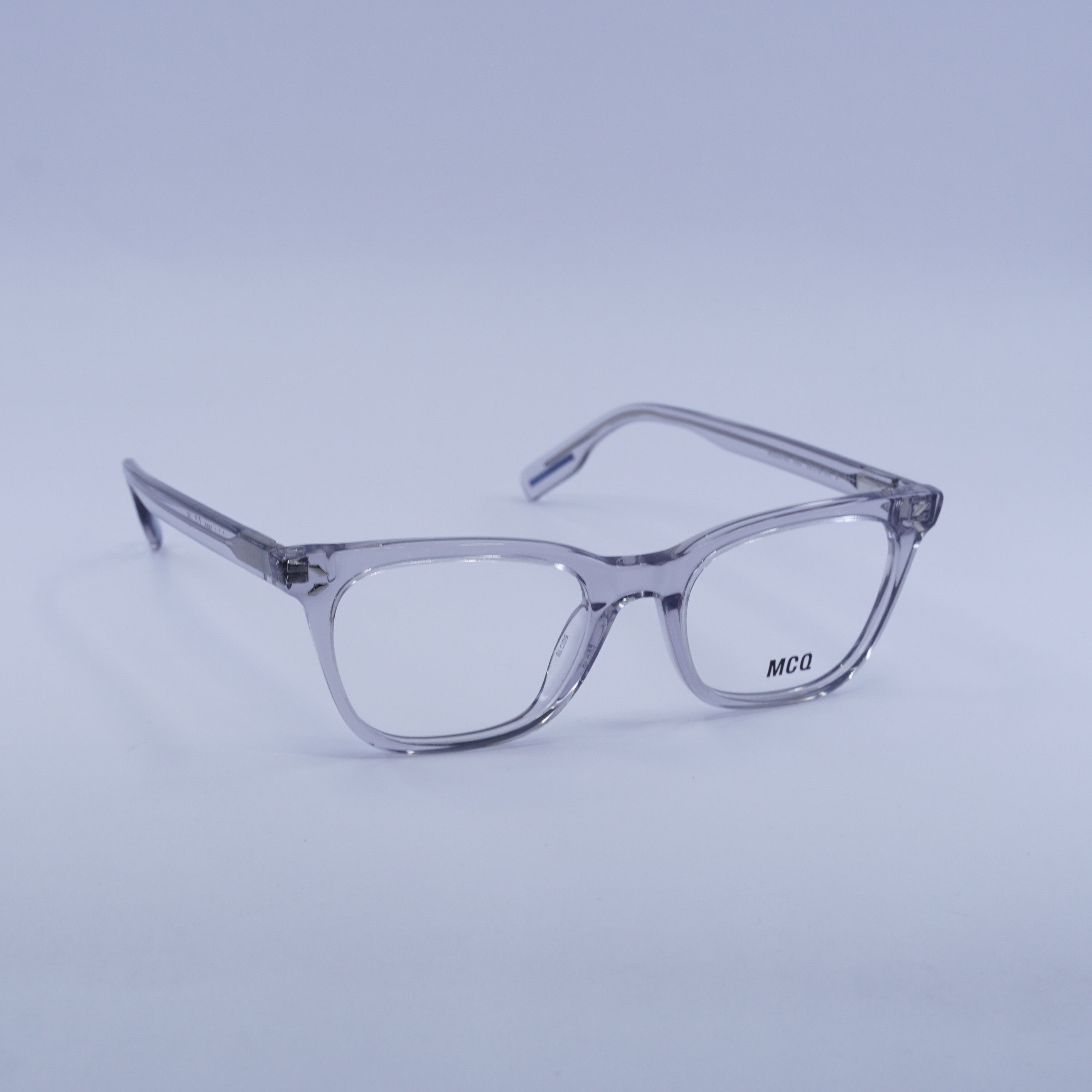 McQ Alexander McQueen McQ by Alexander McQueen MQ0379O 002 Eyeglasses Grey 50mm Size ONE SIZE - 7 Thumbnail