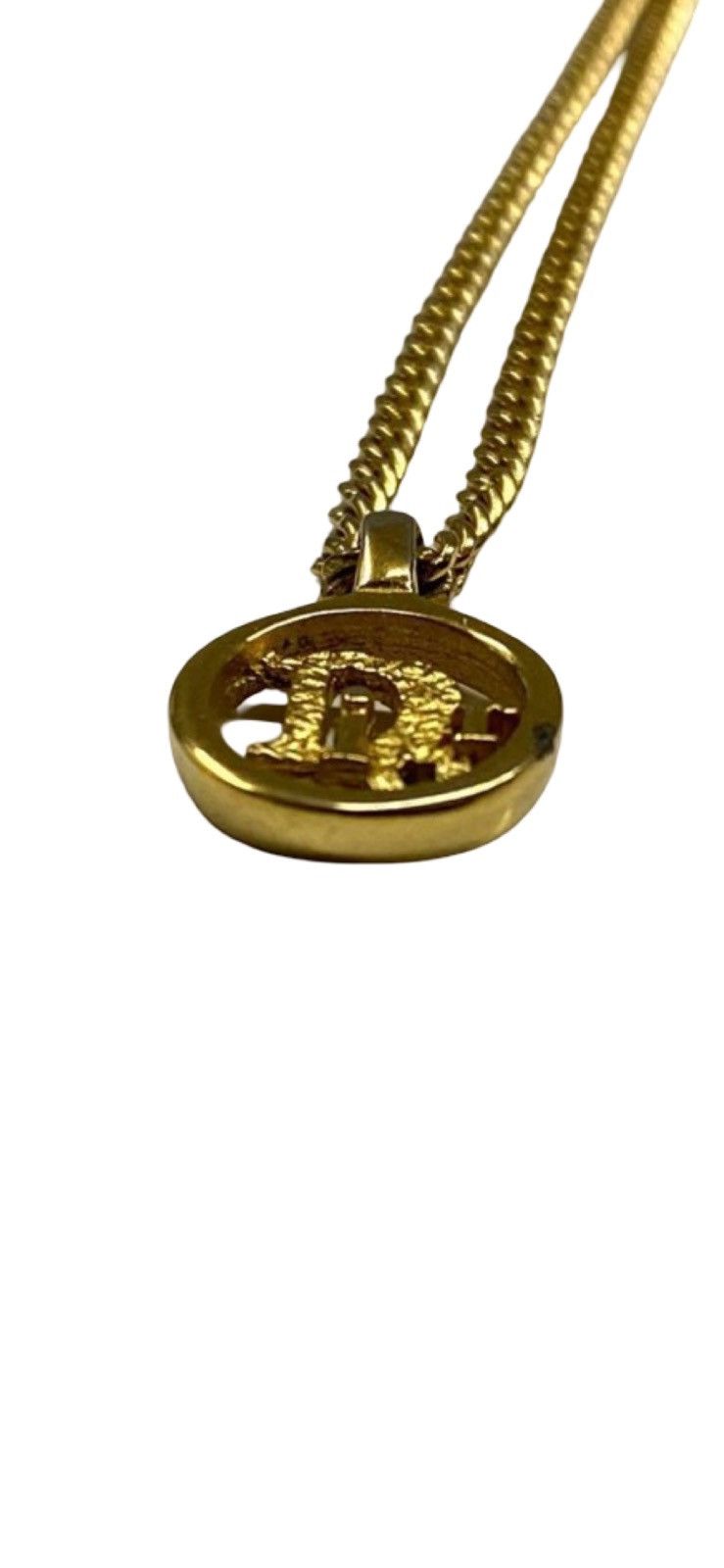 Dior Christian Dior Vintage Circular "Dior" Logo Necklace Size ONE SIZE - 11 Thumbnail