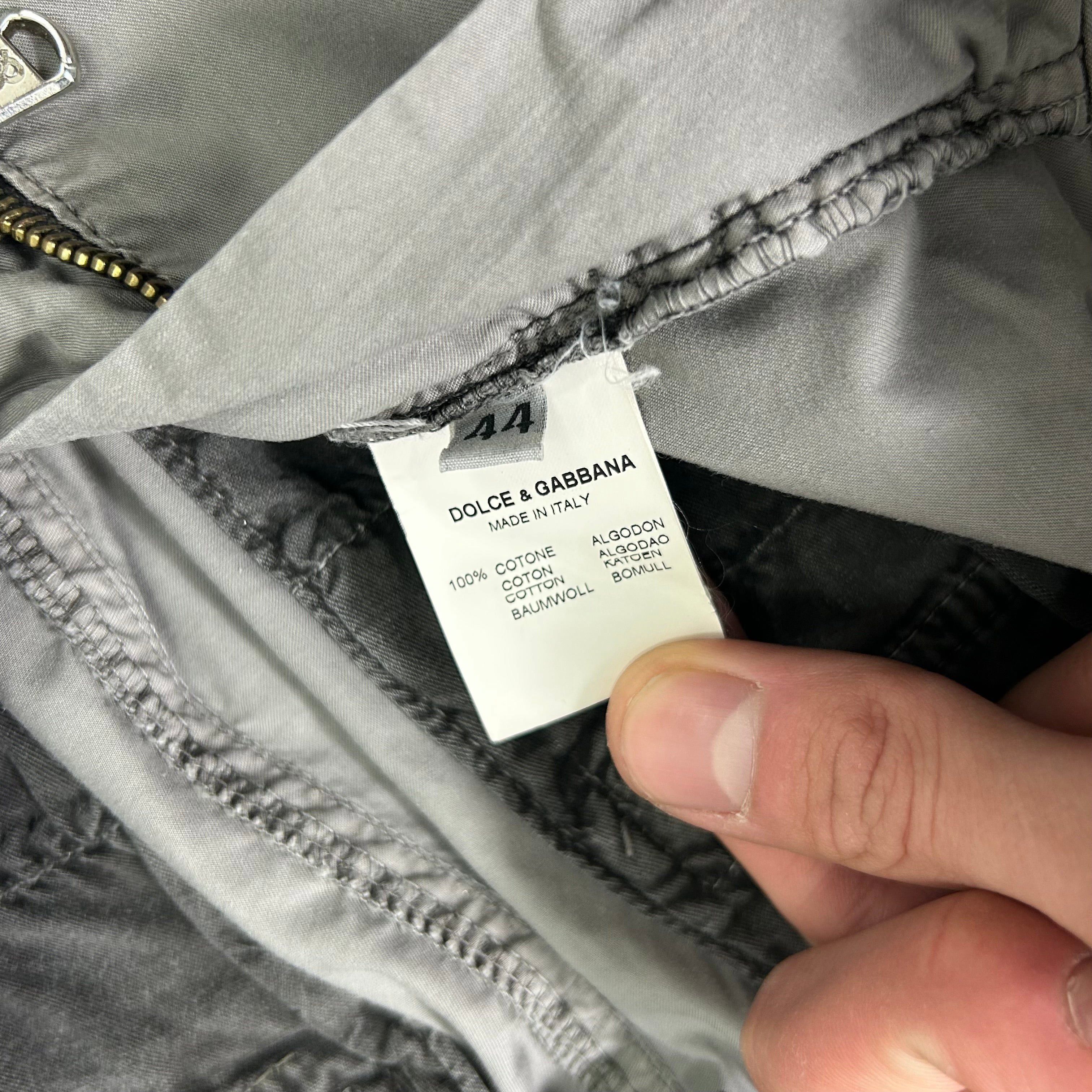 Dolce & Gabbana Dolce & Gabbana 2000's Grey Multipocket Cargo Pants Size US 29 - 8 Thumbnail