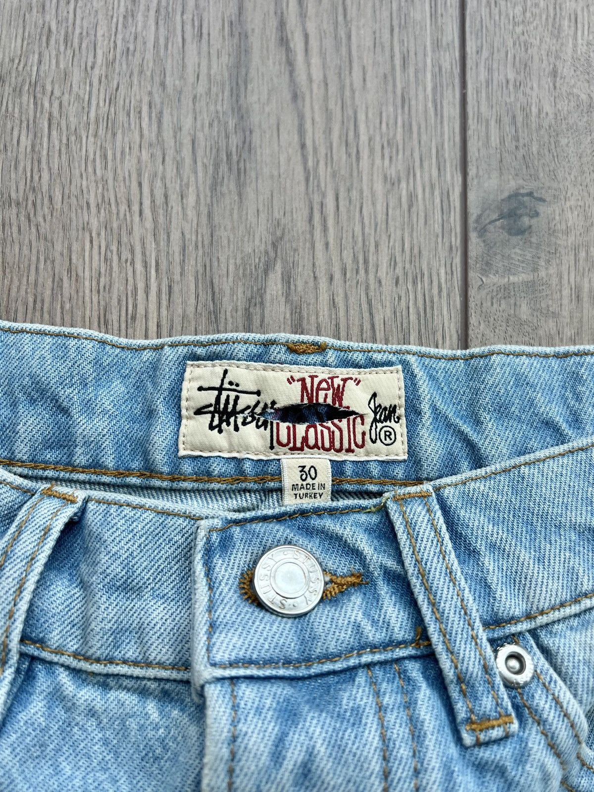 Stussy Stussy New Classic Denim Jean Light Blue 30 Size US 30 / EU 46 - 3 Thumbnail