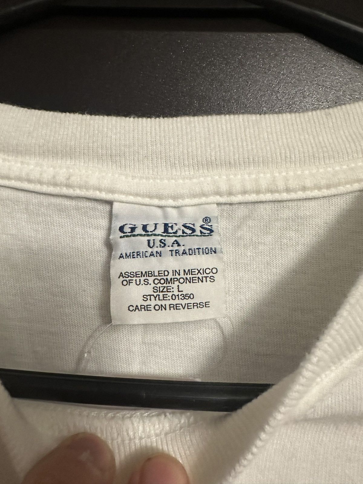 Guess × Vintage Men’s Vintage Guess Jeans Shirt Size L Mexico Size US L / EU 52-54 / 3 - 3 Thumbnail