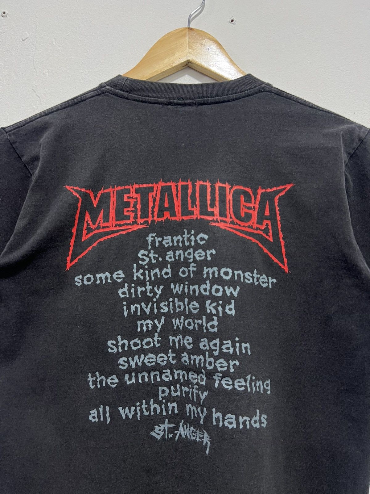 Band Tees × Vintage Vintage Metallica Band Crazy Backhit Boxy Tshirt Size US S / EU 44-46 / 1 - 5 Thumbnail
