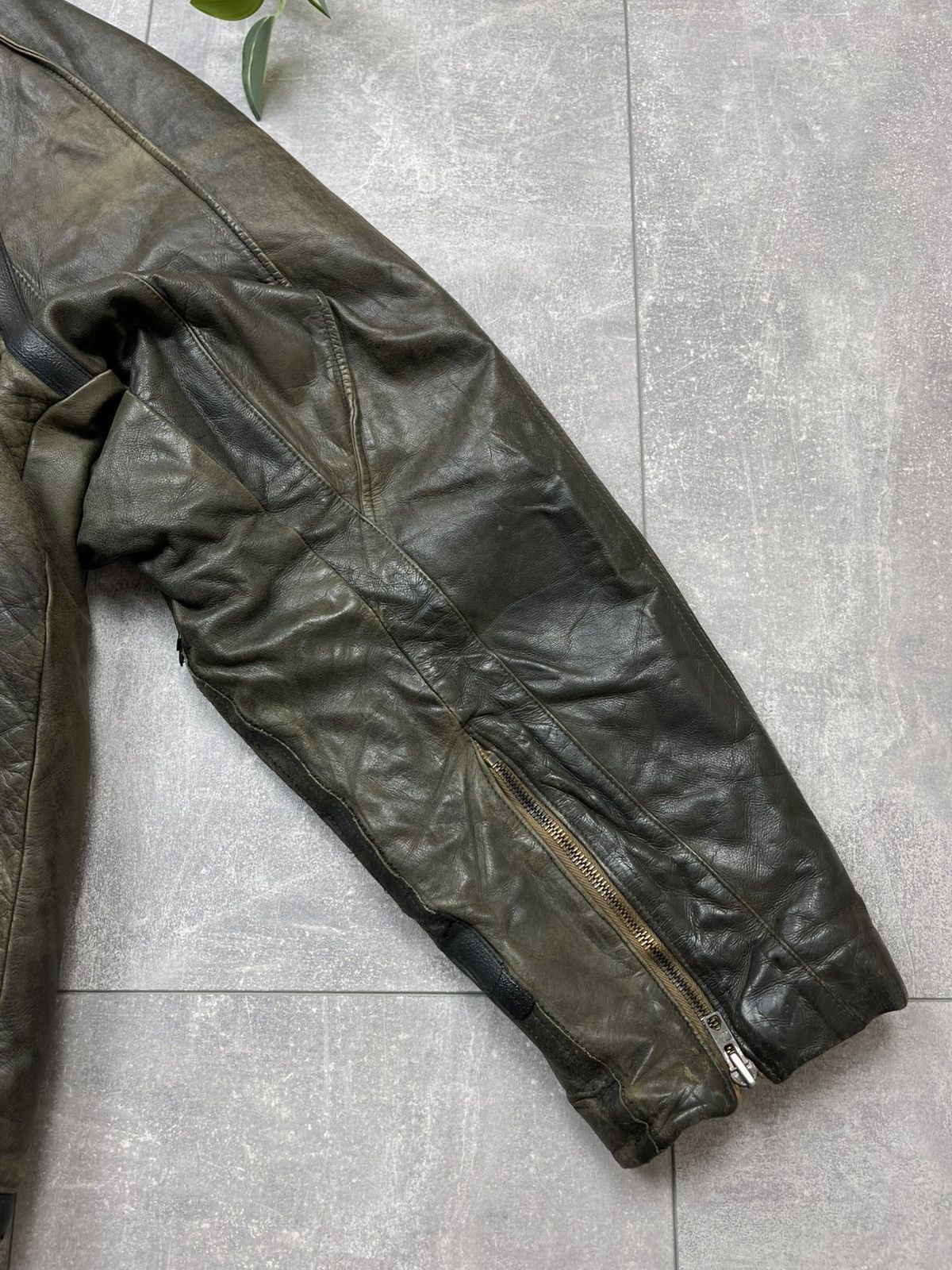 Marithe + Francois Girbaud VTG 80s Girbaud MFG France Limited Edition Leather Jacket Size US XL / EU 56 / 4 - 24 Thumbnail