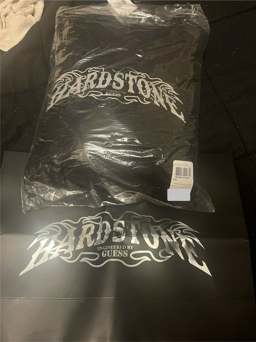 Guess Hardstone Psycho Don Toliver Rhinestone Hoodie Size US XXL / EU 58 / 5 - 1 Thumbnail