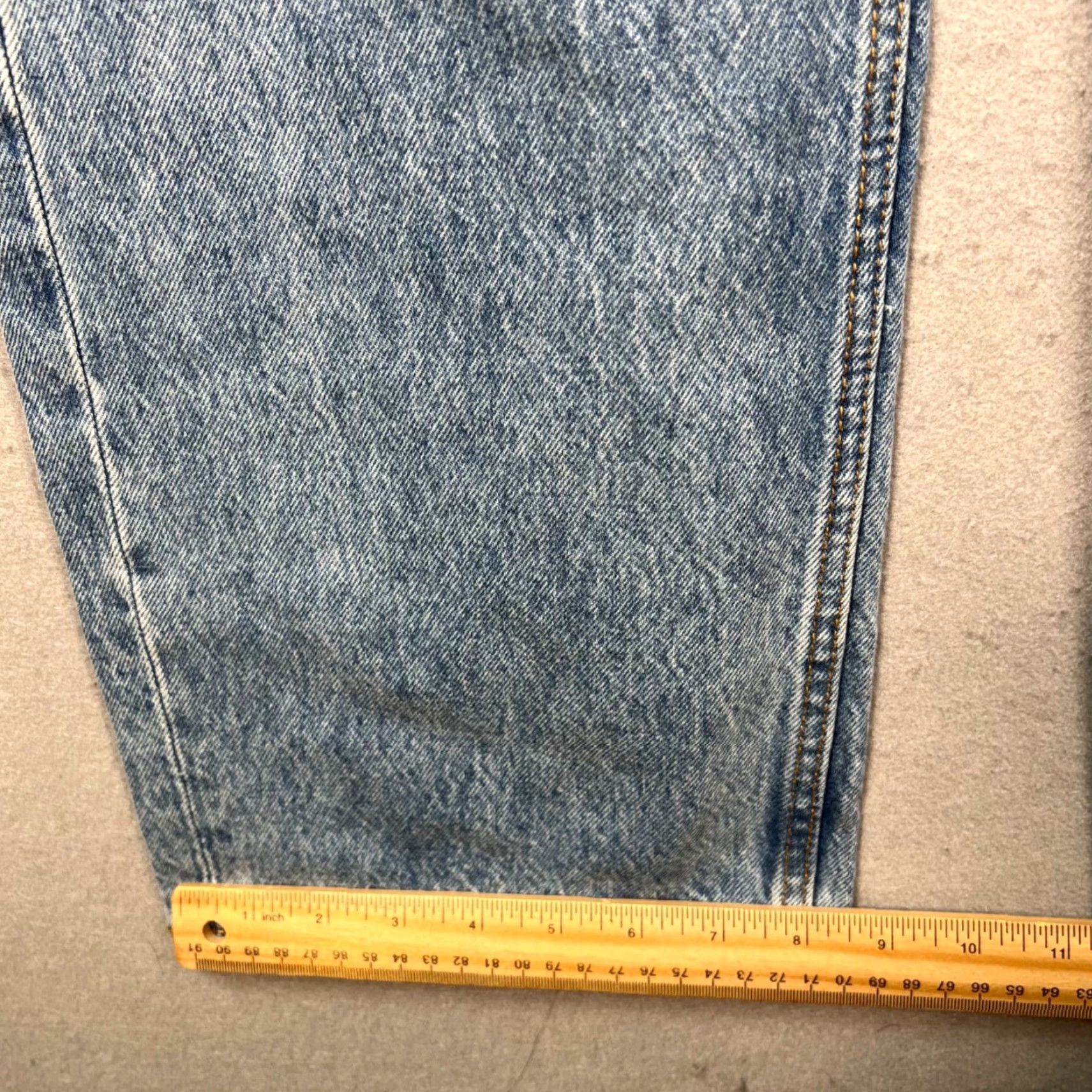 Zara Zara Jeans Womens Size 4 High-Waisted Light Wash Straight-Leg Denim Pants Size 27" / US 4 / IT 40 - 7 Thumbnail