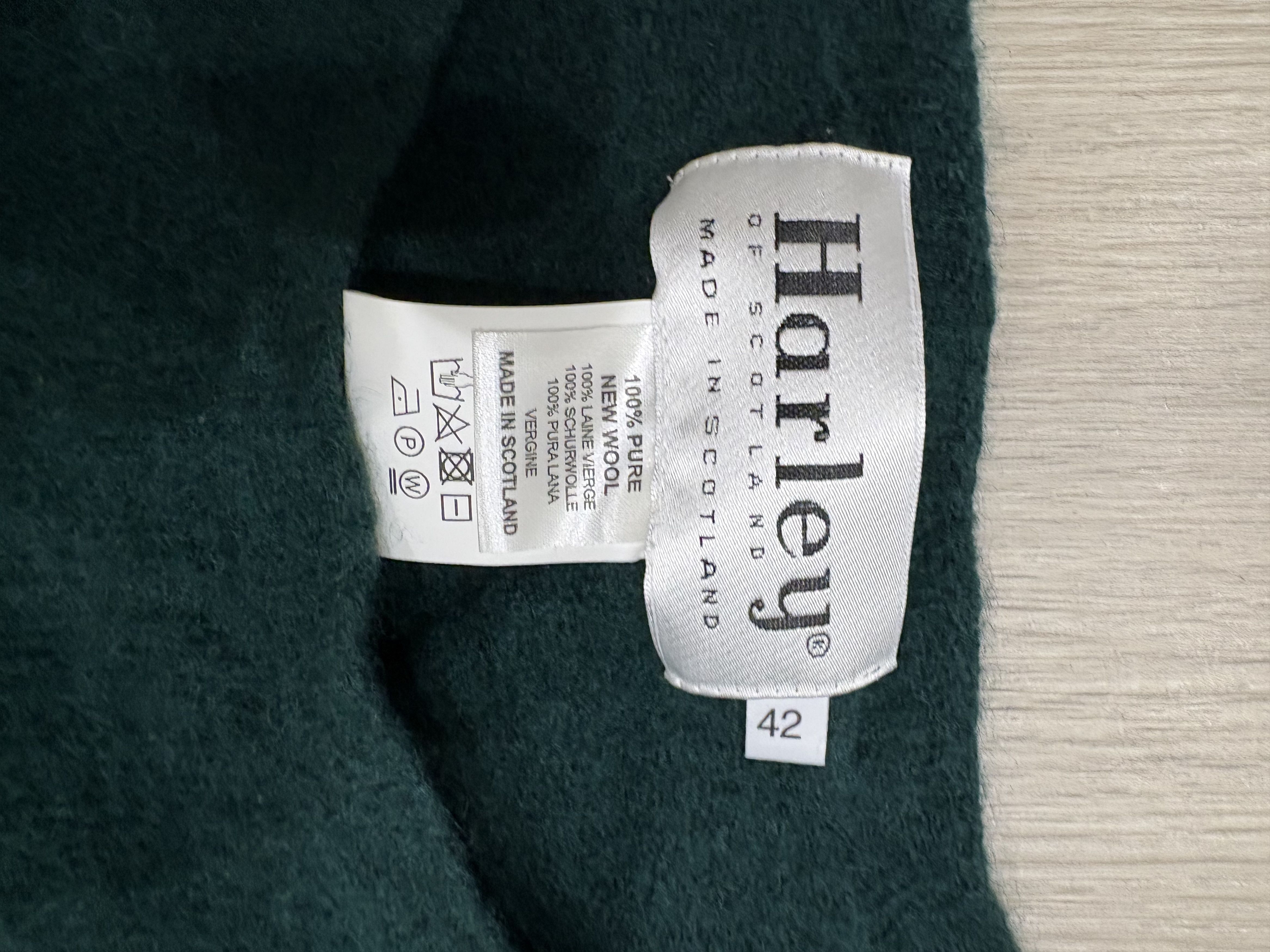 Harley of Scotland Green Wool Sweater Size US XS / EU 42 / 0 - 2 Thumbnail