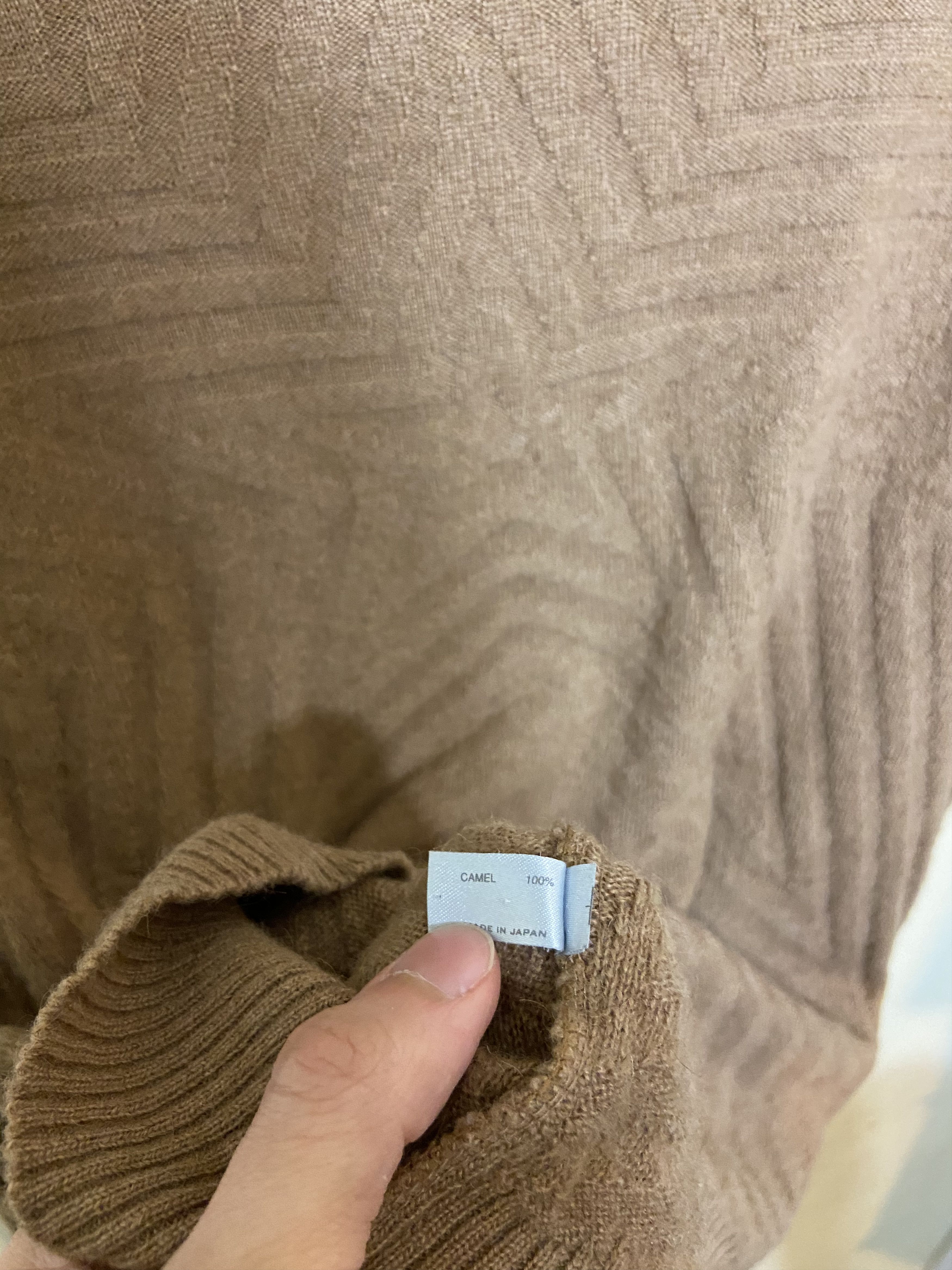 Number (N)ine AW01 "Standards" Camelhair Star Sweater Size US M / EU 48-50 / 2 - 3 Thumbnail