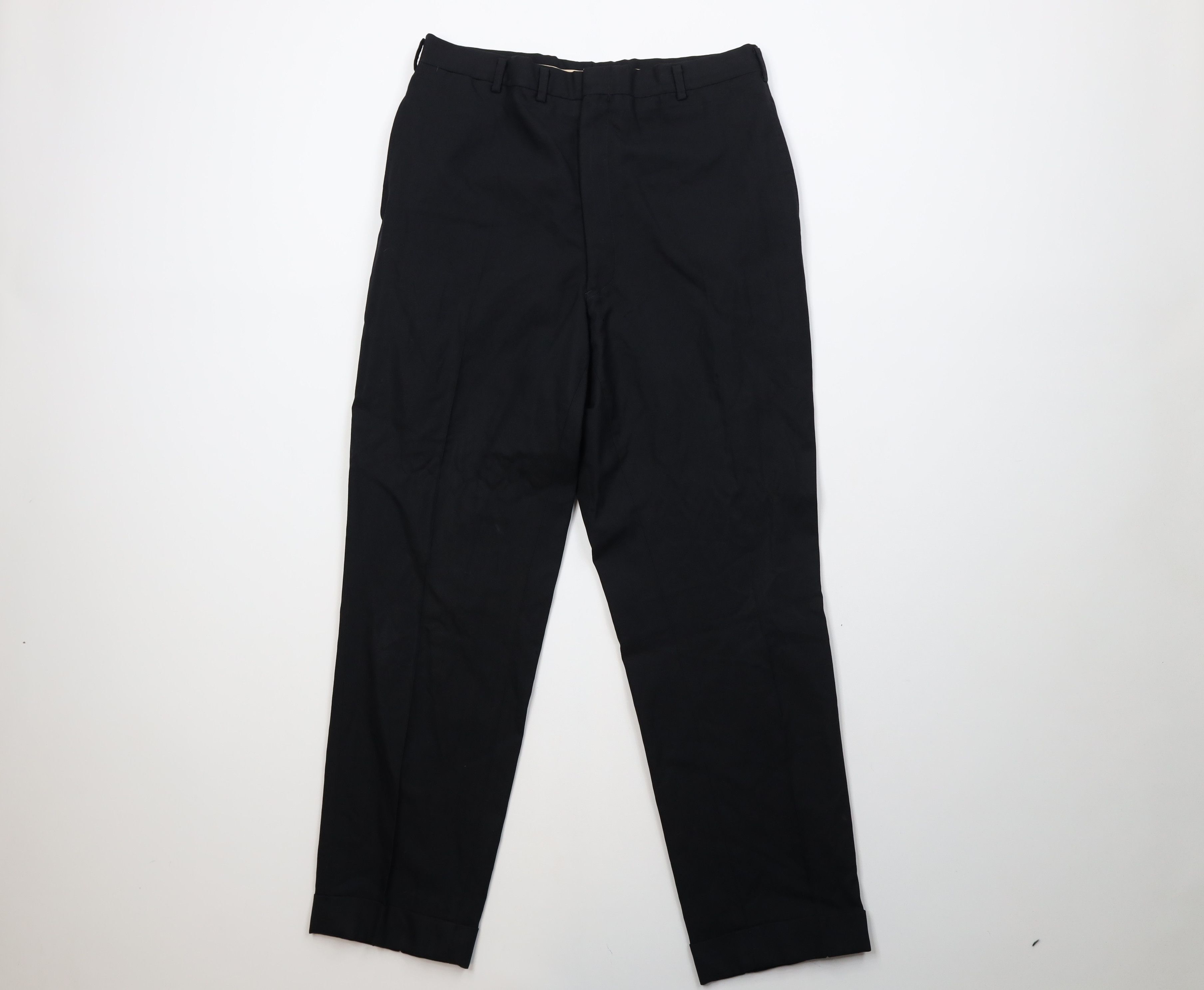 Vintage Vintage 50s 60s Streetwear Wool Rayon Gabardine Chino Pants Size US 32 / EU 48 - 1 Thumbnail