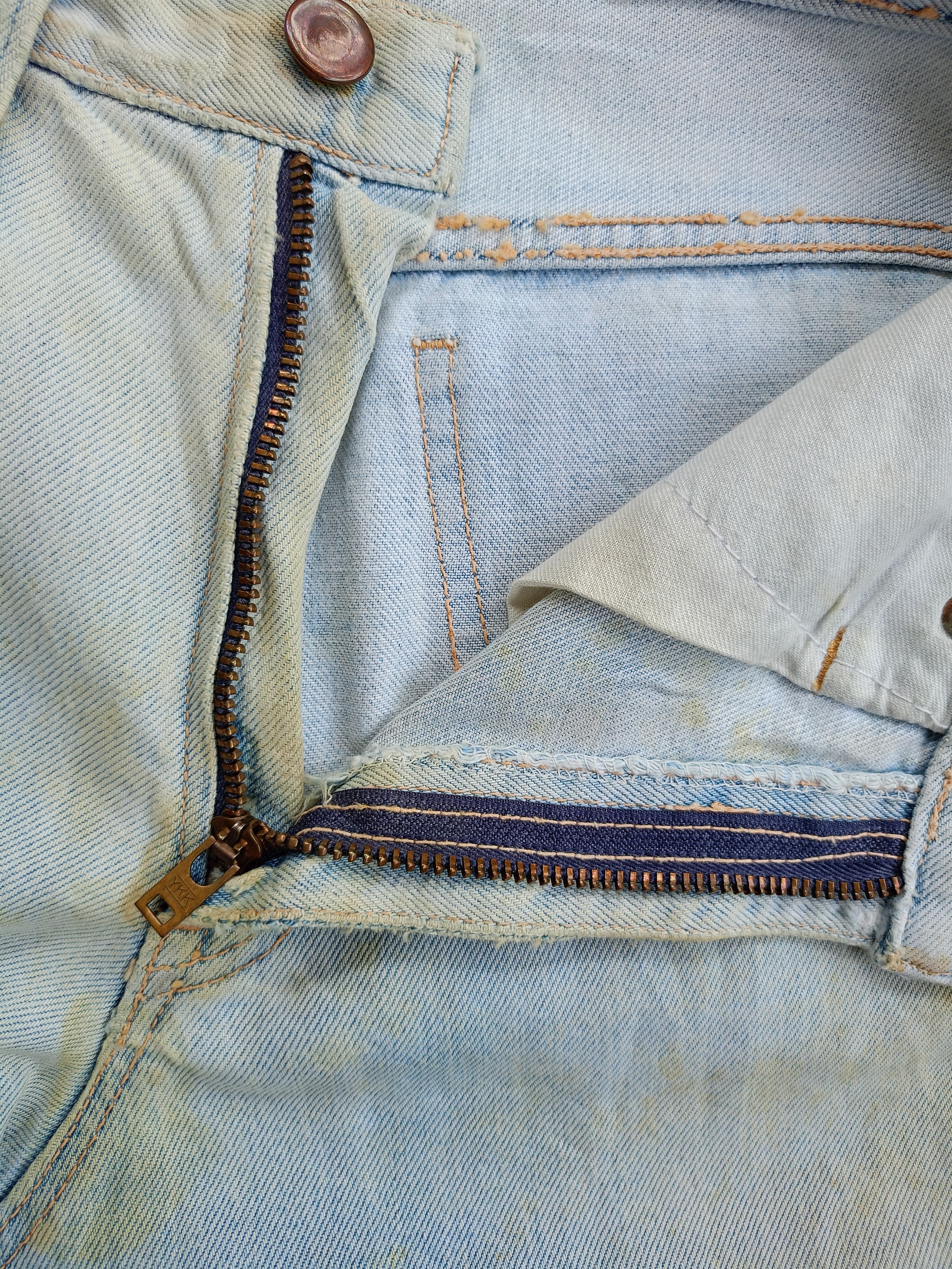 Japanese Brand × Vintage Japanese Brand Cropped Vintage Streetwear Denim Size US 27 - 14 Thumbnail