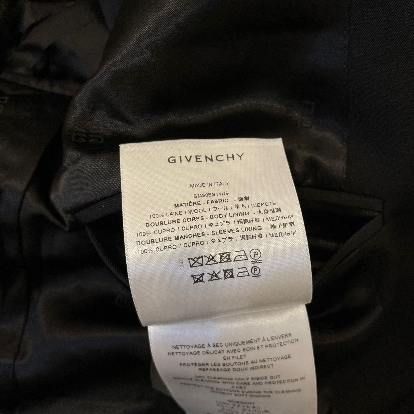 Givenchy givenchy notch lapel blazer Size US M / EU 48-50 / 2 - 13 Thumbnail