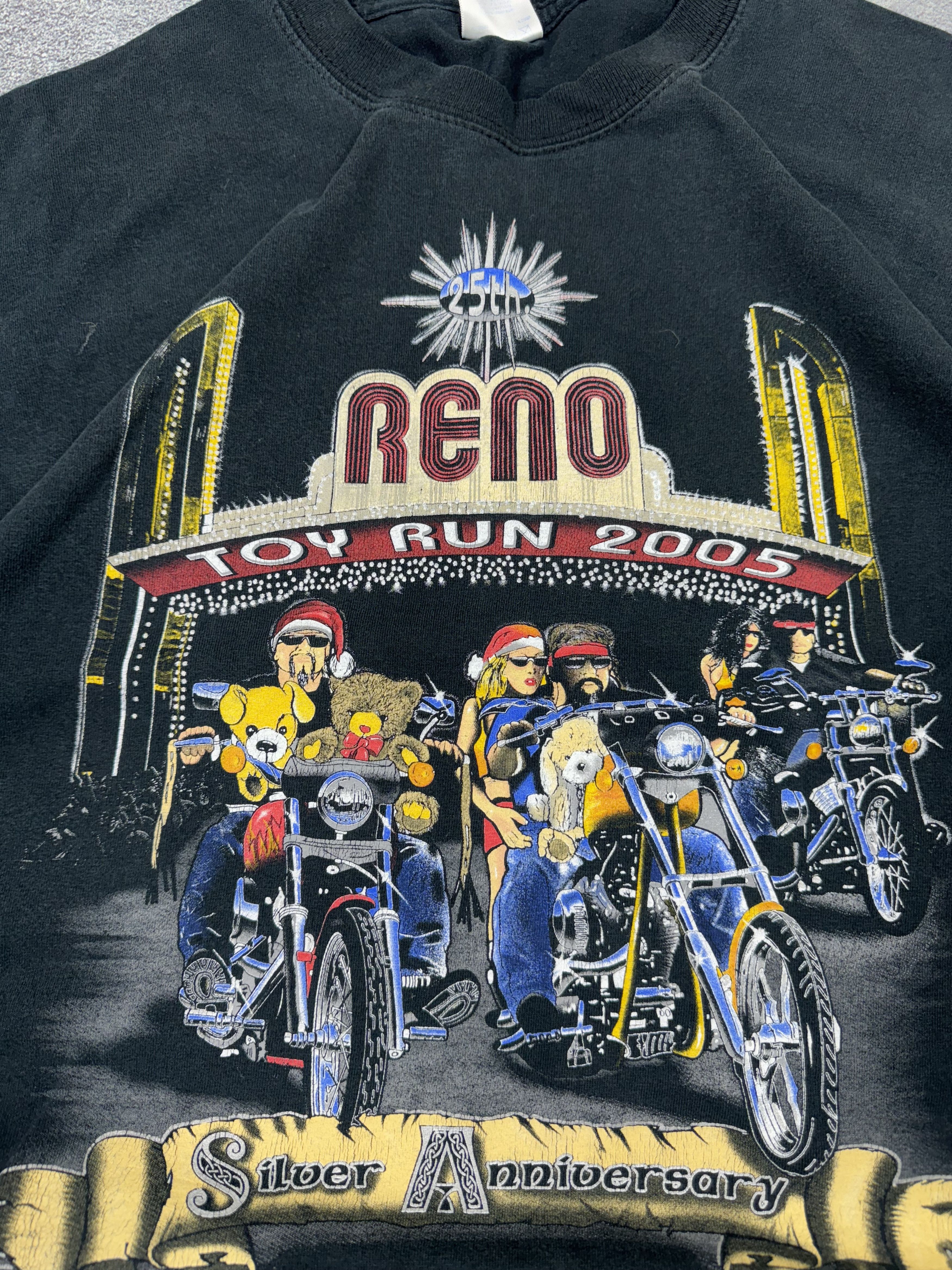 If Six Was Nine Reno Toy Run Goth Racing Long Sleeve Shirt Size L Gildan Size US L / EU 52-54 / 3 - 4 Thumbnail