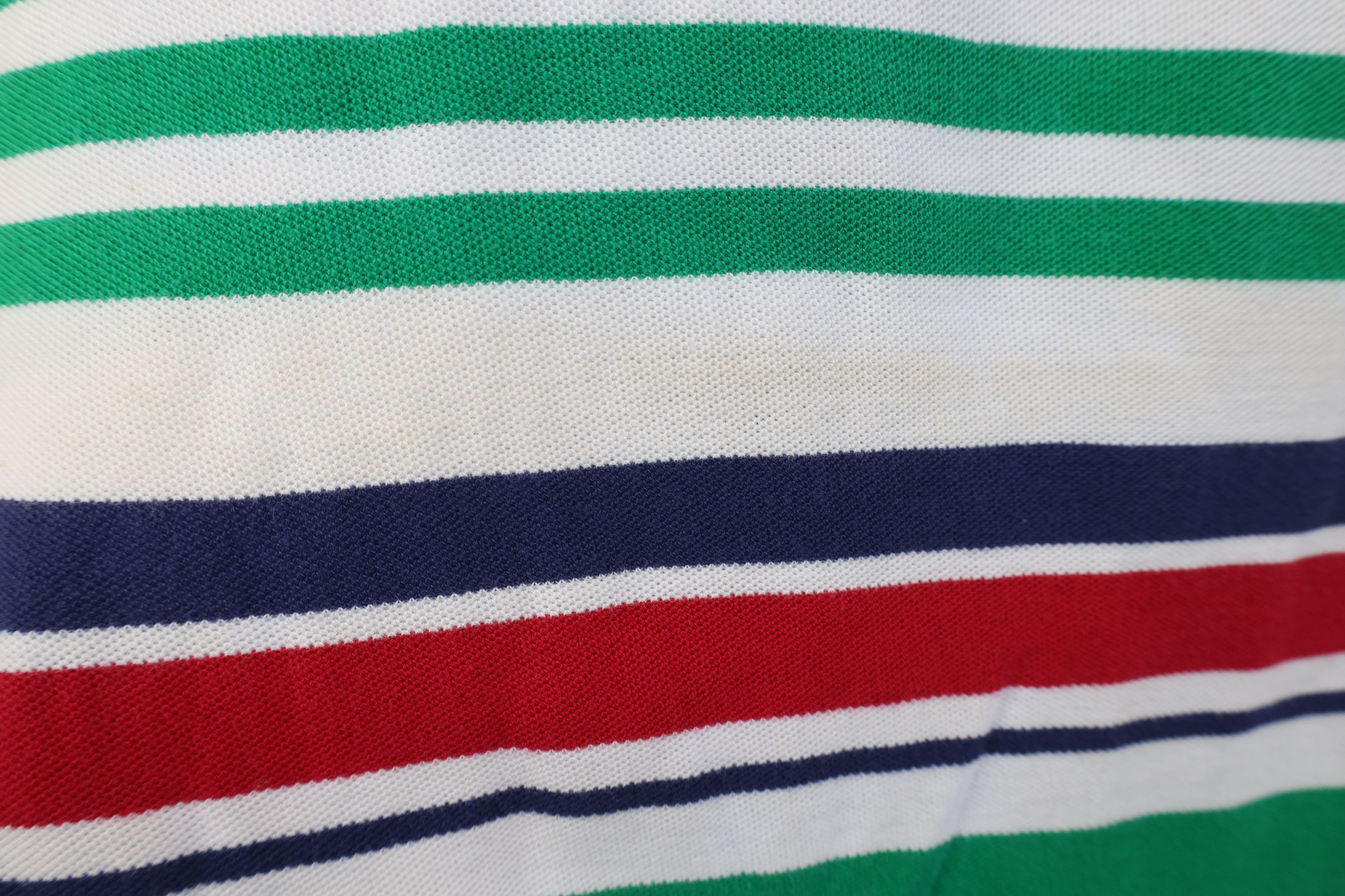 Vintage Vintage 90s Streetwear Block Knit Golf Polo Shirt Cotton Size US L / EU 52-54 / 3 - 9 Thumbnail