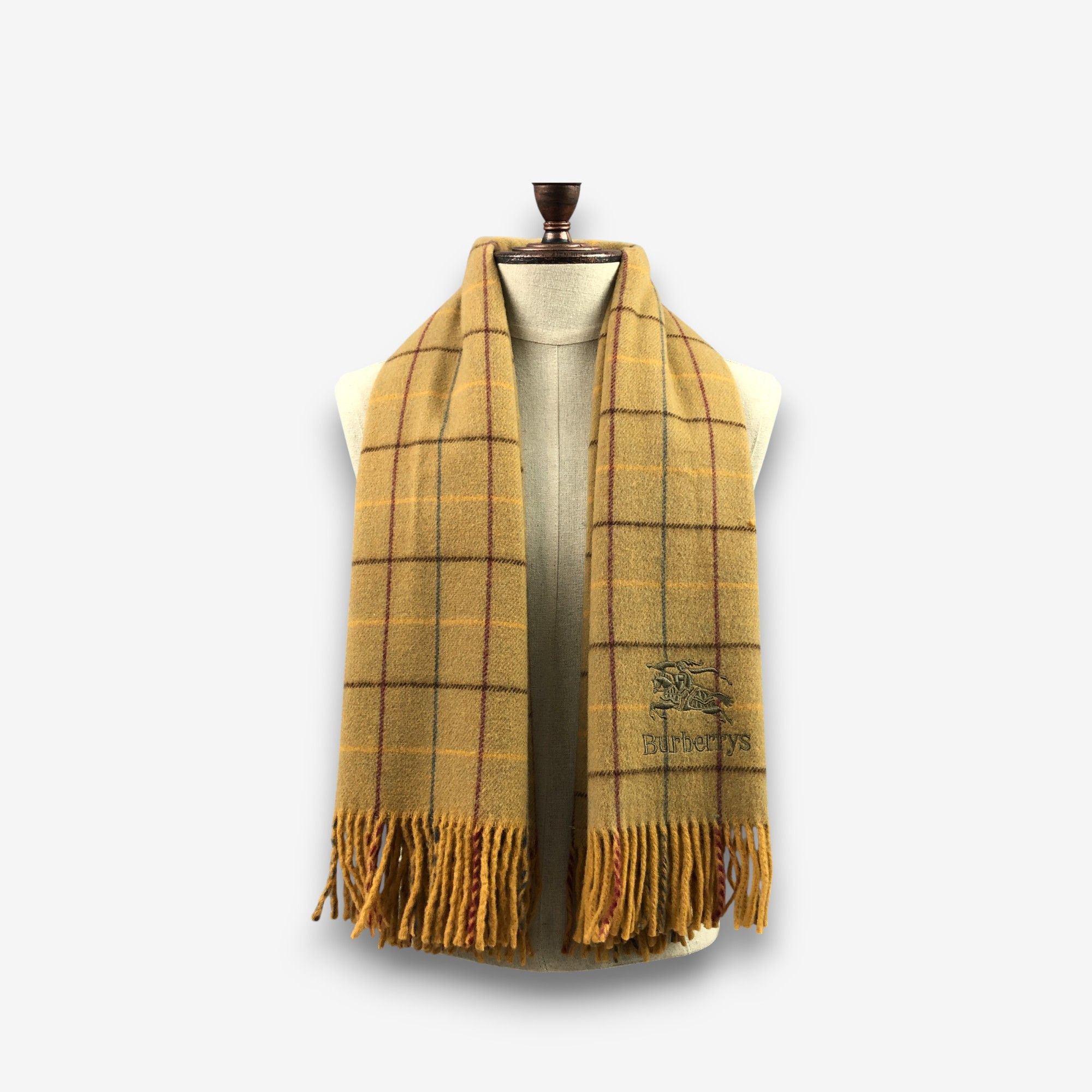 Burberry Vintage Burberry Scarf Muffler Wool Cashmere Scarves. Size ONE SIZE - 1 Thumbnail