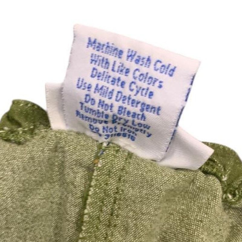 Other Vintage Blair Green Trouser Pants Drawstring Bangladesh Sz 8 Size 30" / US 8 / IT 44 - 3 Thumbnail