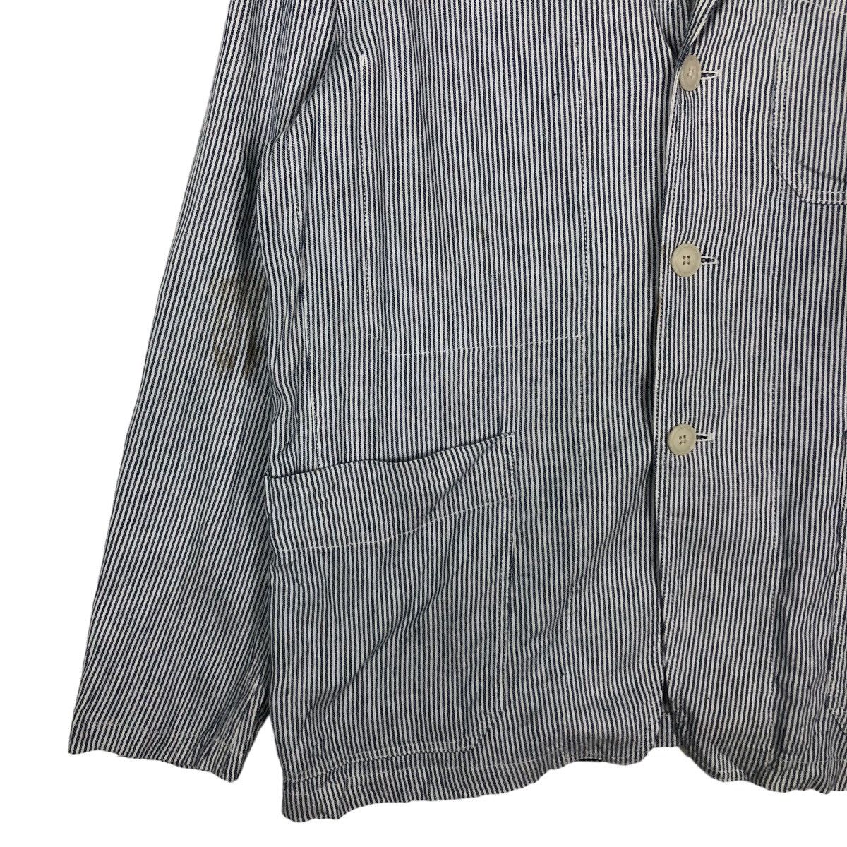 Japanese Brand 🔥Vintage Hickory Chore Jacket Uniqlo Japan Issey Miyake Size US XL / EU 56 / 4 - 4 Thumbnail