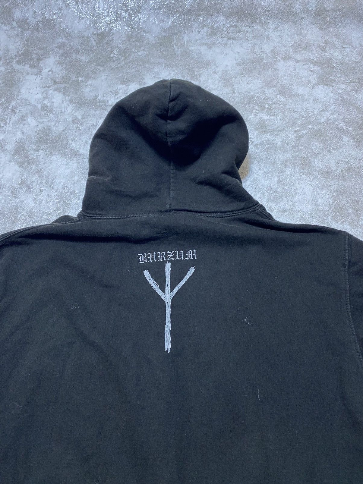 Band Tees Vintage Burzum Filosofem Hoodie - Black Metal Band Merch Size US M / EU 48-50 / 2 - 5 Thumbnail