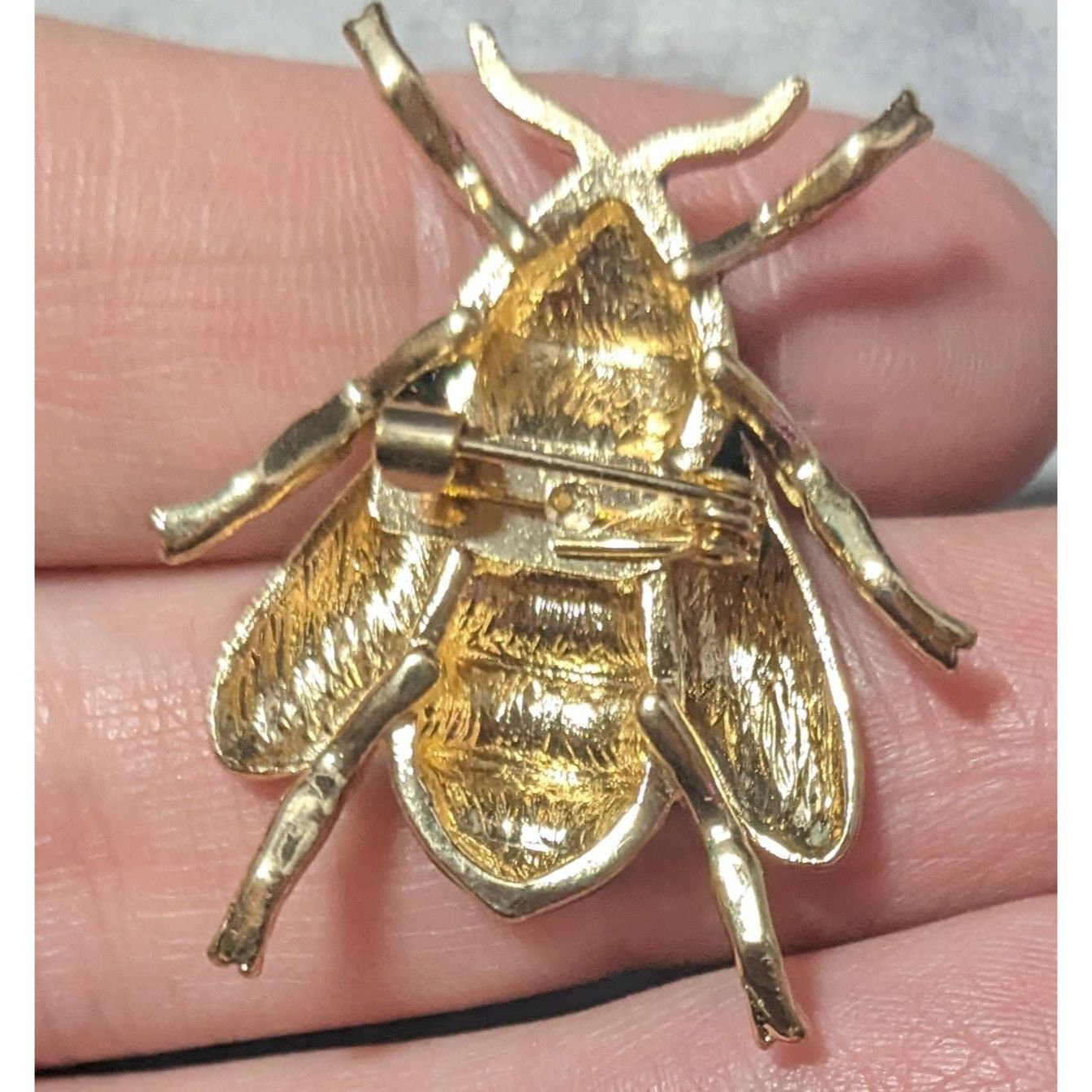 Other Nature Inspired Figural Bee Shaped Brooch Size ONE SIZE - 5 Thumbnail