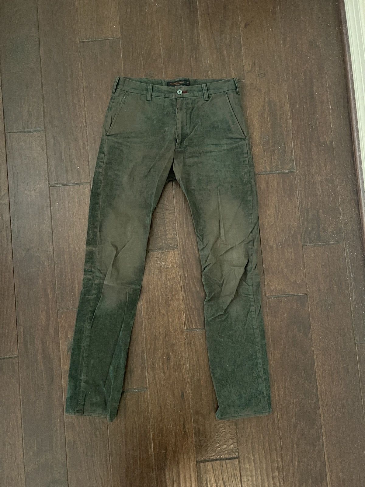 Undercover Archive Undercover Distressed Velvet Trouser Pants Size 27" / US 4 / IT 40 - 1 Thumbnail