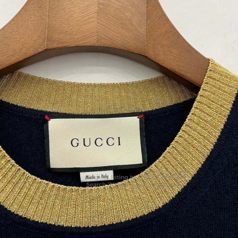 Gucci Gucci Blue gold-edged short sleeves Size XL / US 12-14 / IT 48-50 - 4 Thumbnail