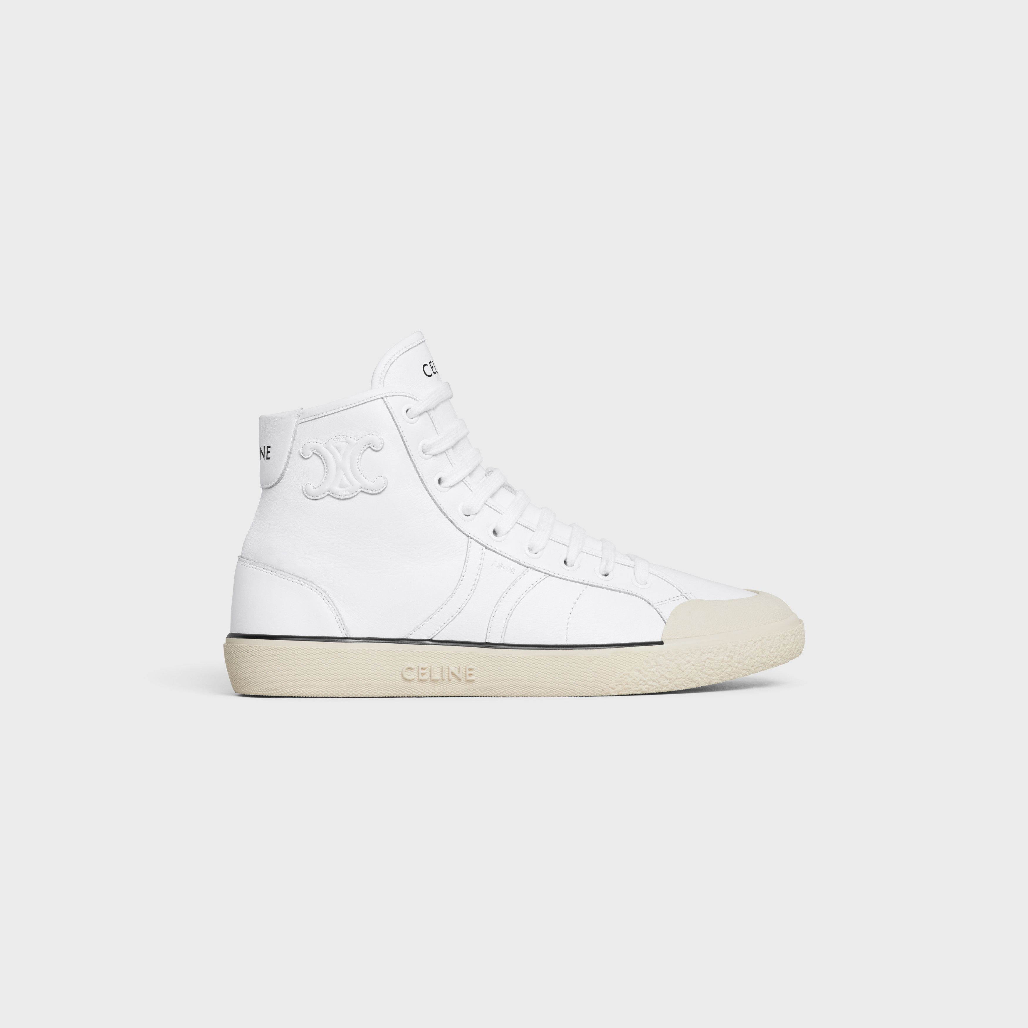 Celine o1mle0426 AS-02 Mid Low Lace-Up Sneakers in Optic White Size US 9 / EU 42 - 1 Thumbnail