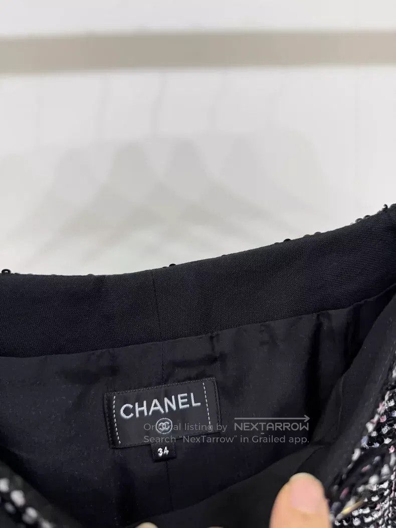 Chanel Chanel 23P sequined tweed knitted skirt Size 42" / US 20 - 4 Thumbnail