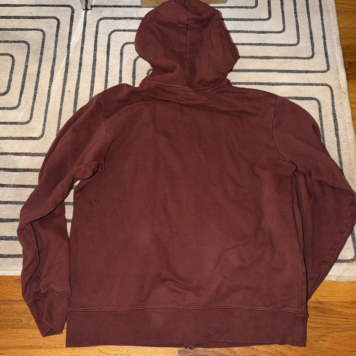 The North Face Vtg the North Face Full Zip Burgundy Red Hoodie Sweatshirt Size US L / EU 52-54 / 3 - 6 Thumbnail