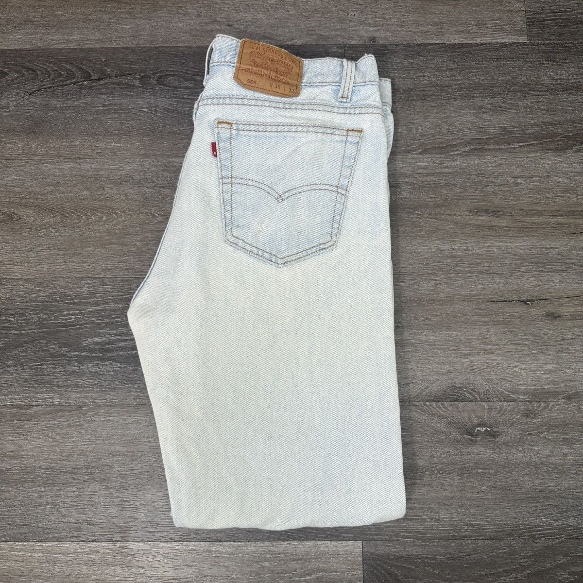 Levi's × StraightFaded × Vintage Vintage 80s Levi’s 505 Faded and worn jeans Size US 36 / EU 52 - 1 Thumbnail