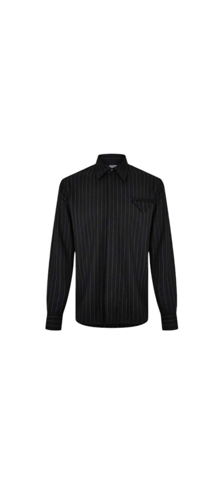 Bottega Veneta BOTTEGA VENETA PINSTRIPE SHIRT Size US L / EU 52-54 / 3 - 8 Thumbnail