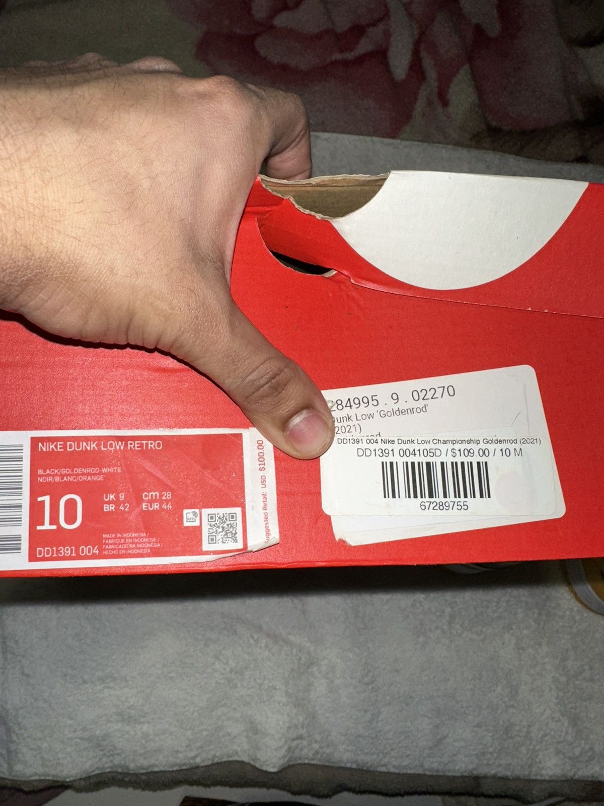 Nike Nike dunk low goldenrod Size US 10 / EU 43 - 6 Thumbnail